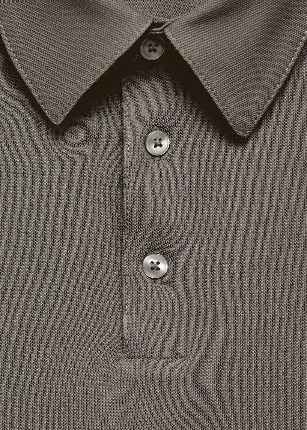 Cotton piqué polo shirt