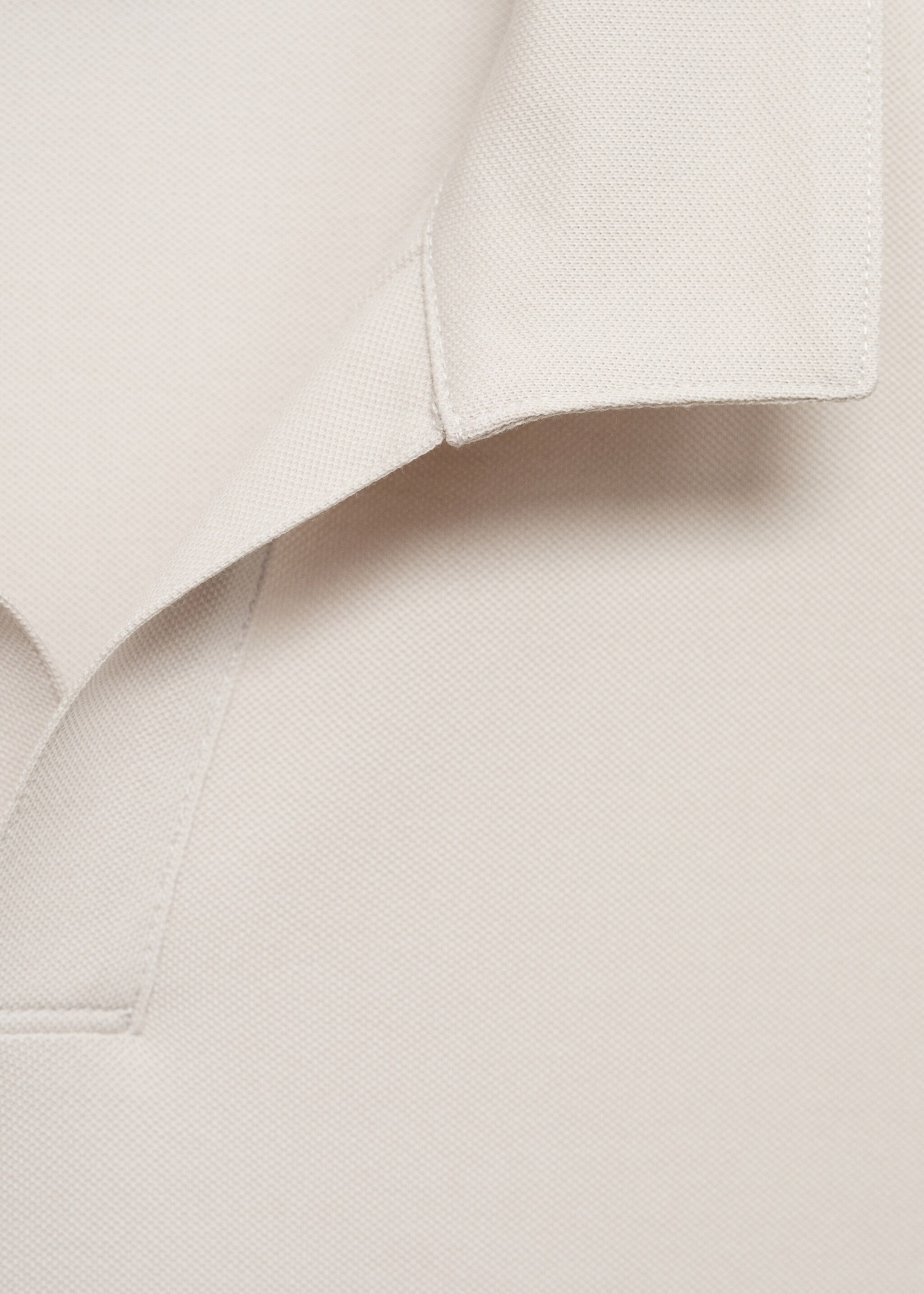 Cotton piqué polo shirt - Details of the article 8