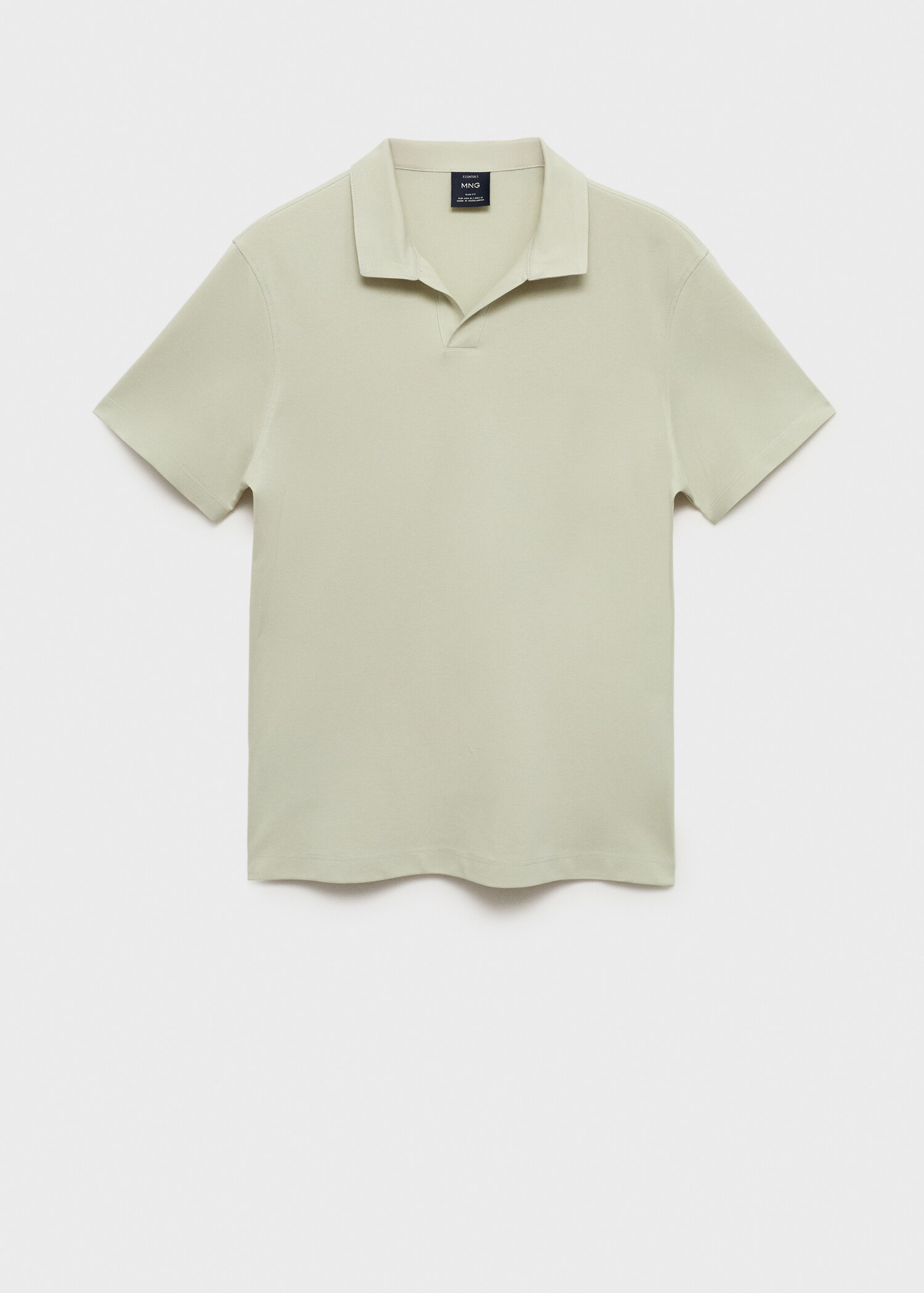 Cotton piqué polo shirt - Article without model