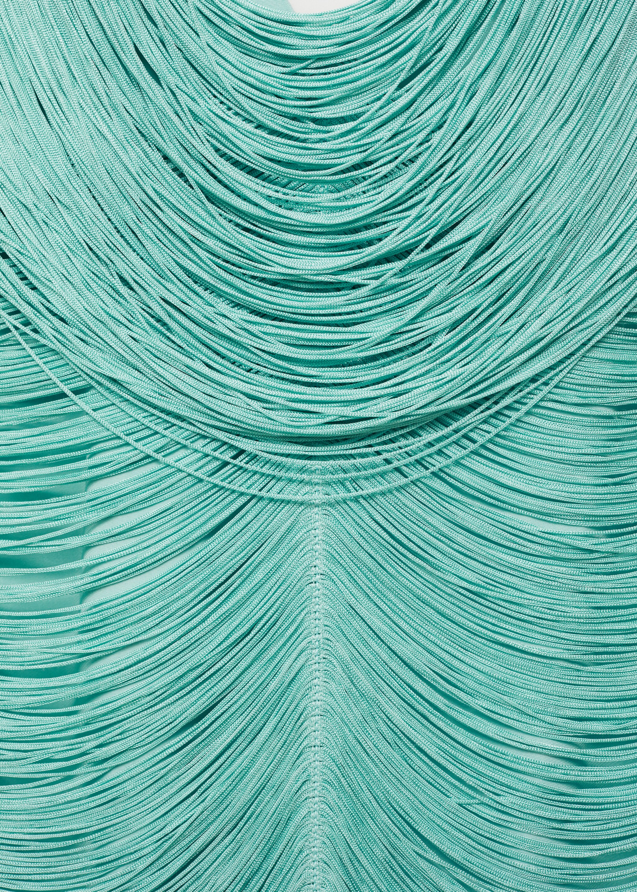 Fringed dress with low back - Details of the article 8