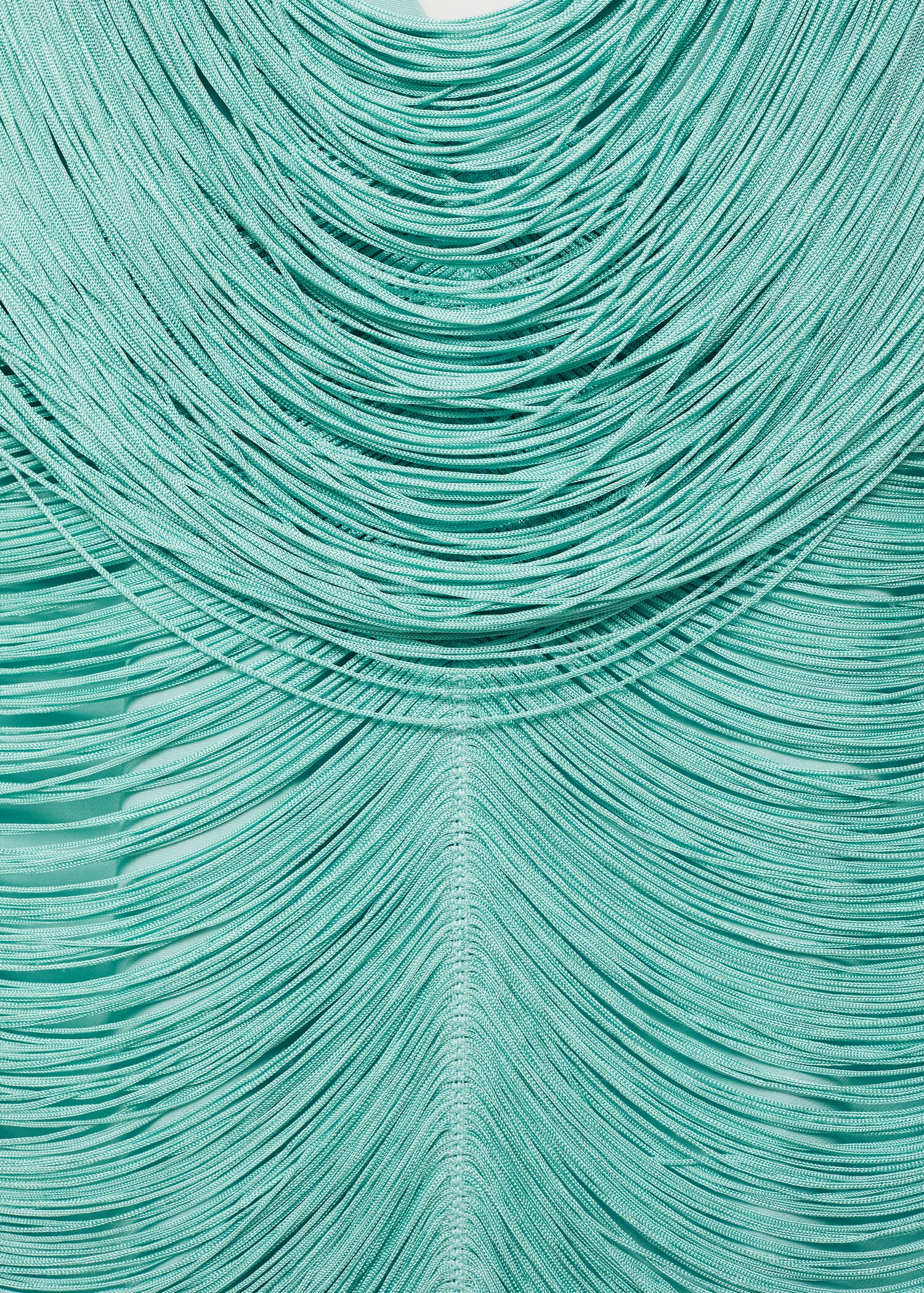 Fringed dress with low back - Details of the article 8