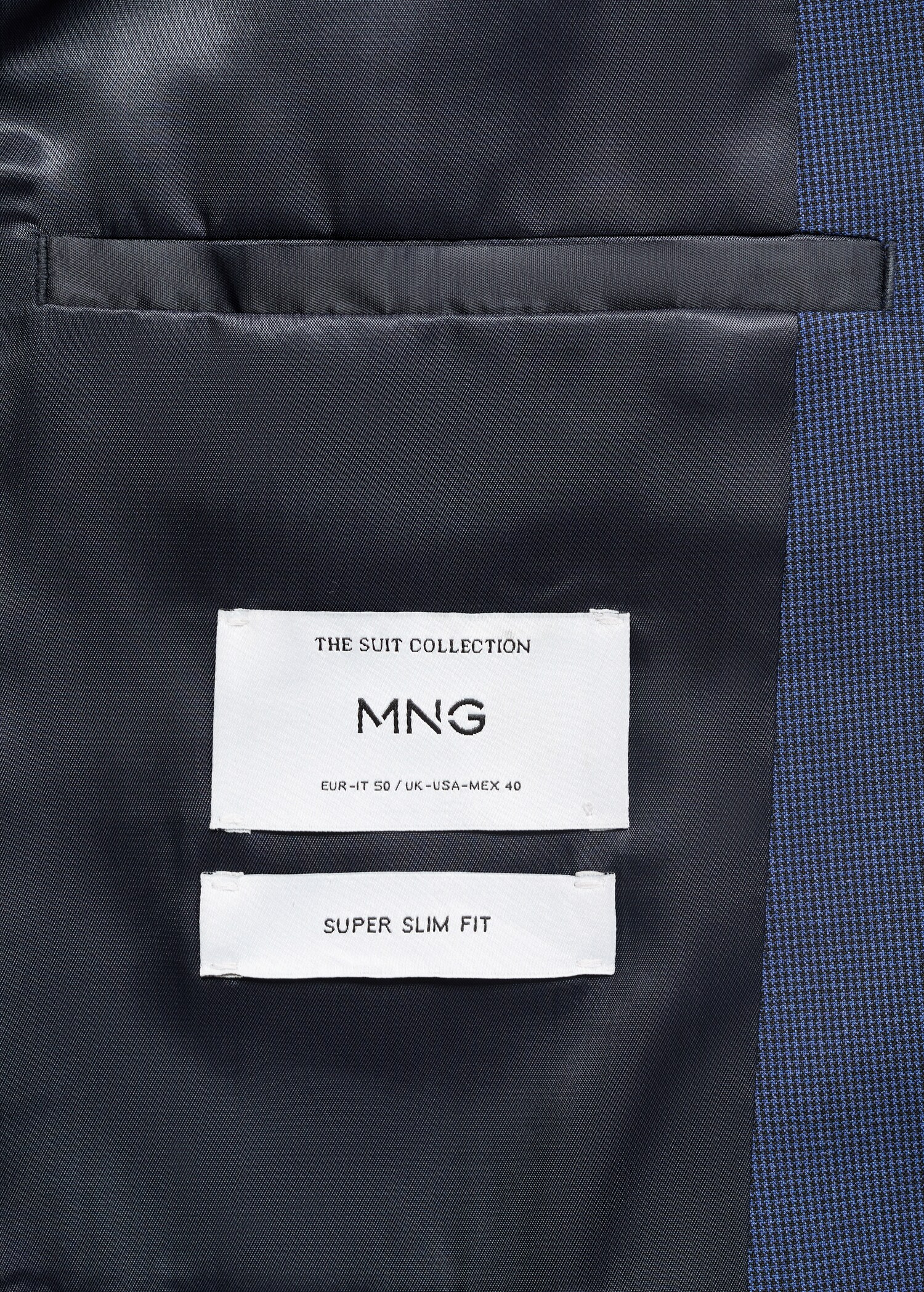 Super slim-fit suit jacket in stretch fabric - Details of the article 0