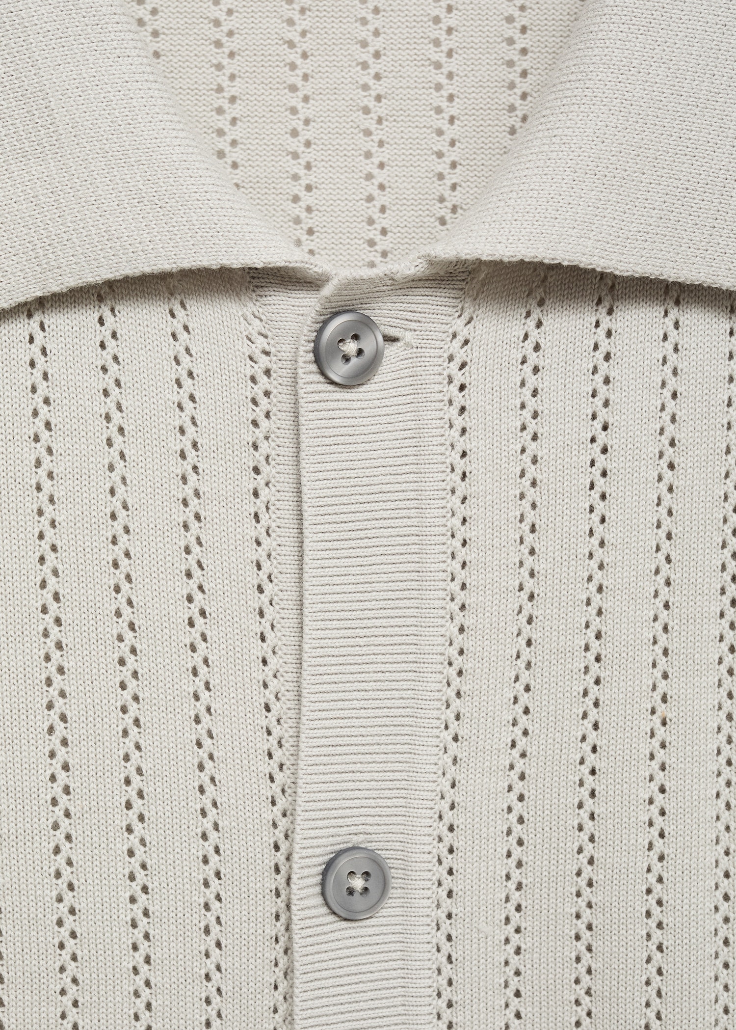 Cotton blouse with openwork detail - Details of the article 8