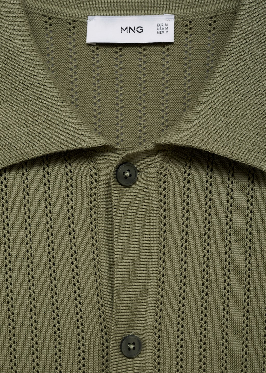 Cotton blouse with lace detail