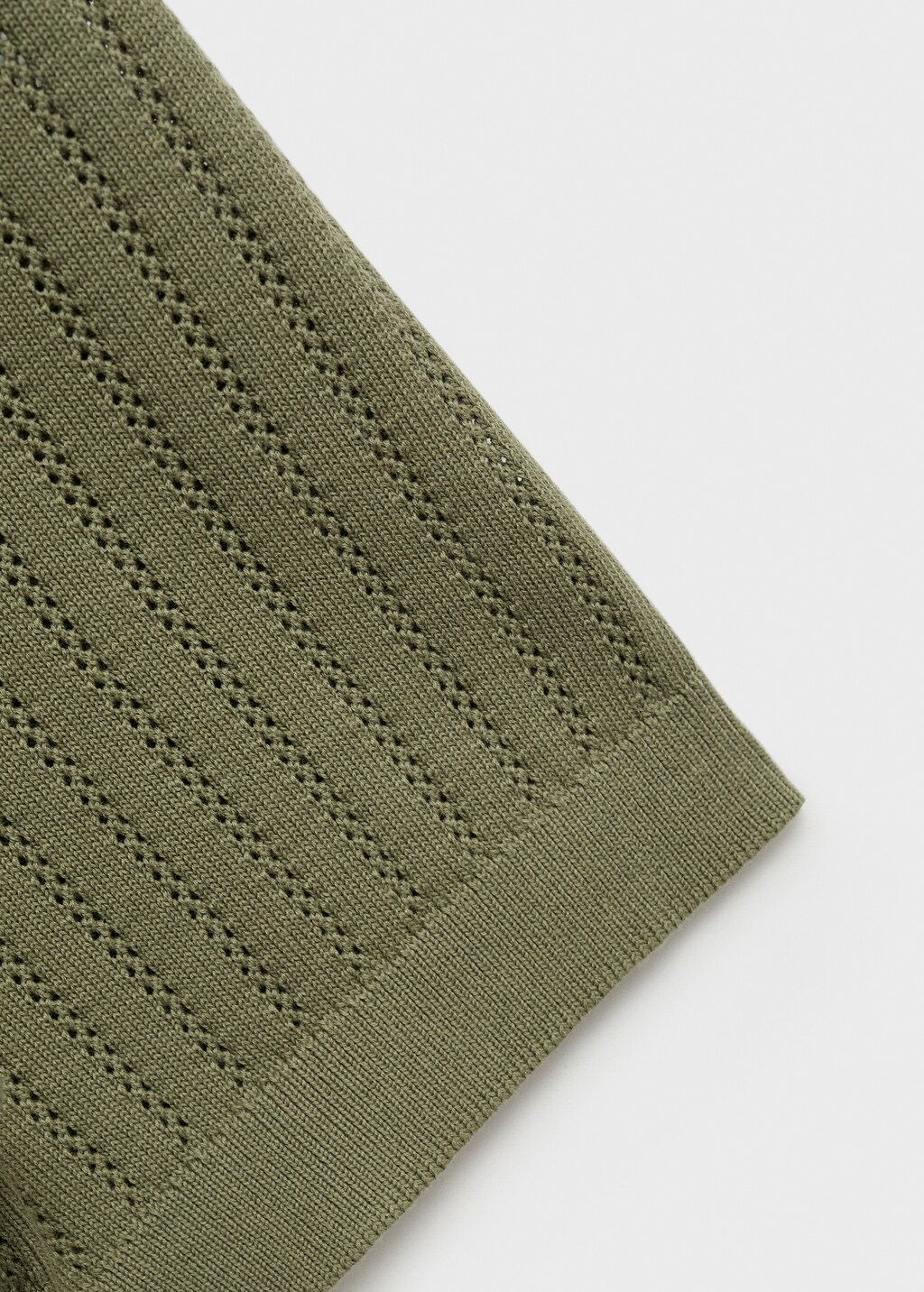 Cotton blouse with lace detail