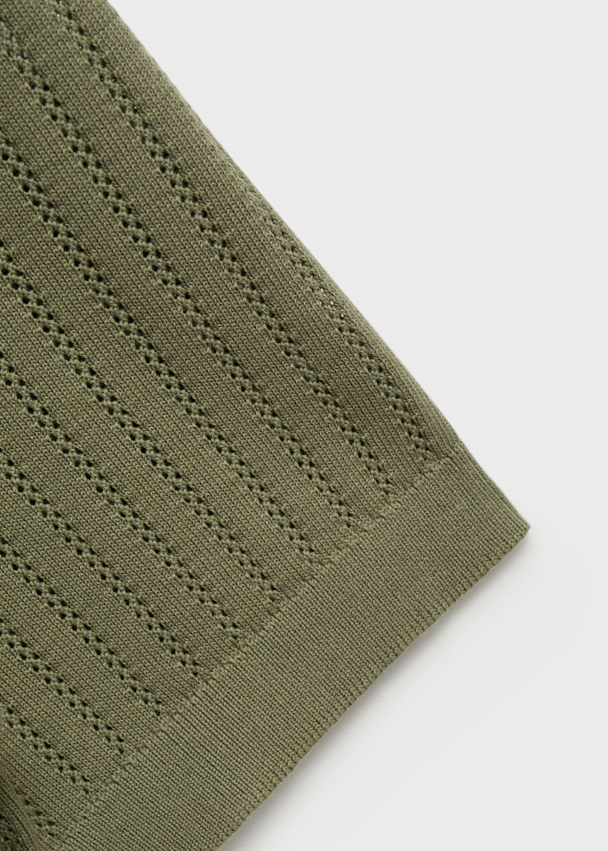 Cotton blouse with openwork detail - Details of the article 8