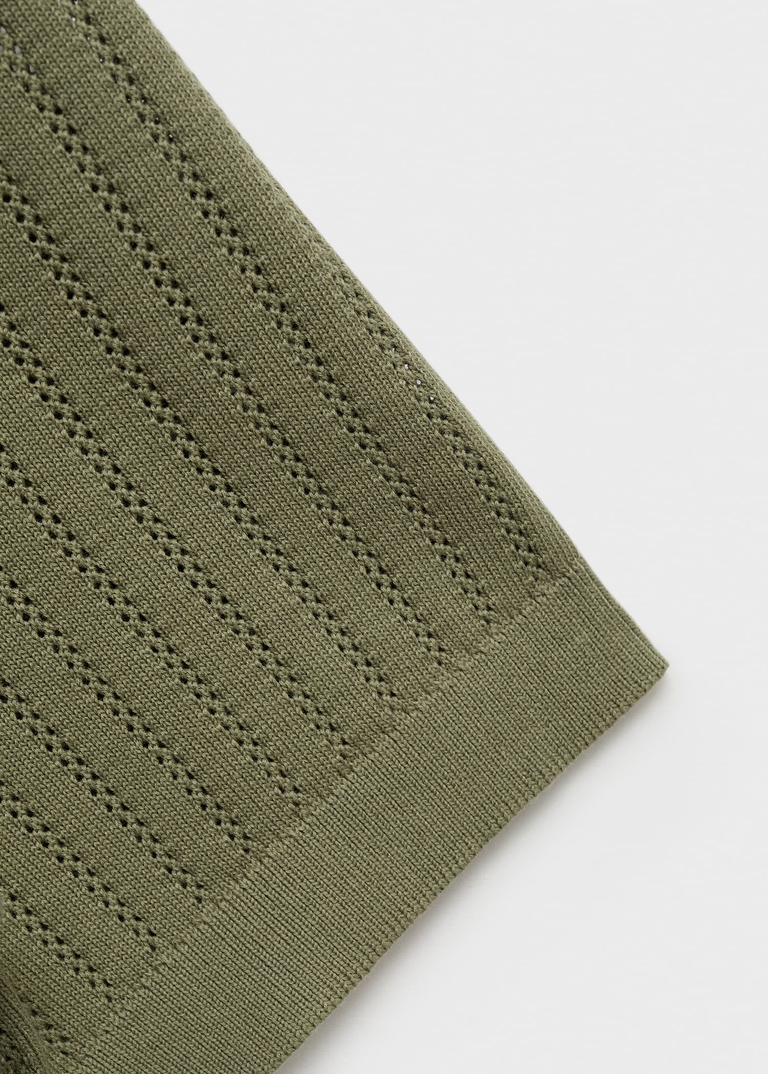 Cotton blouse with openwork detail - Details of the article 8