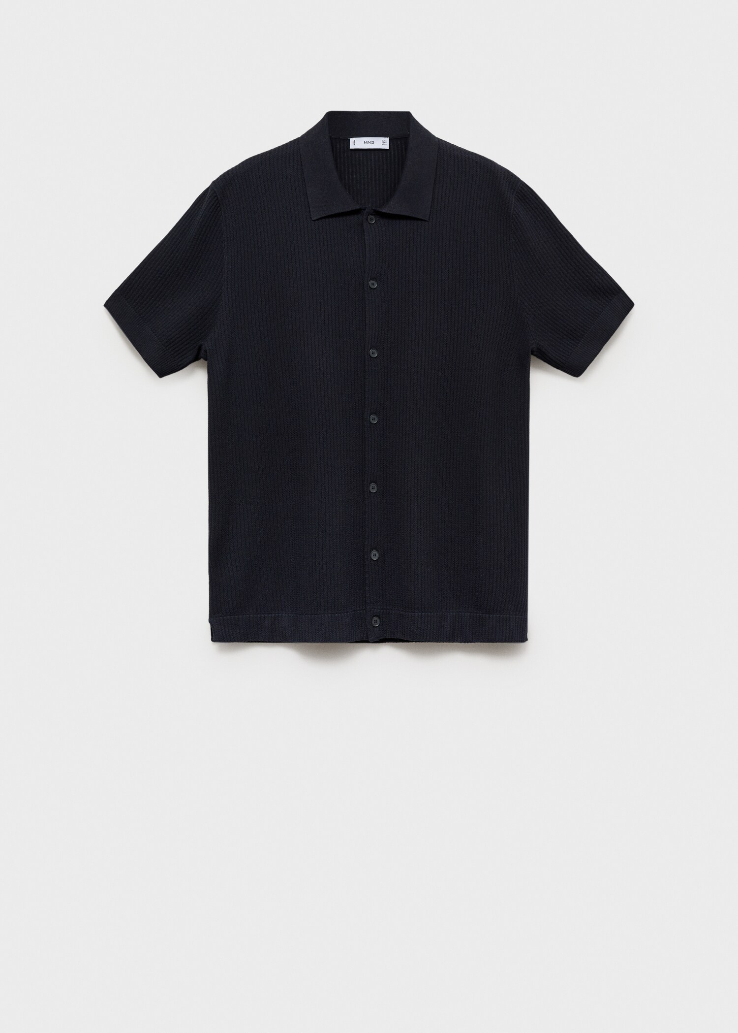 Kemeja rajutan rib - Barang tanpa model