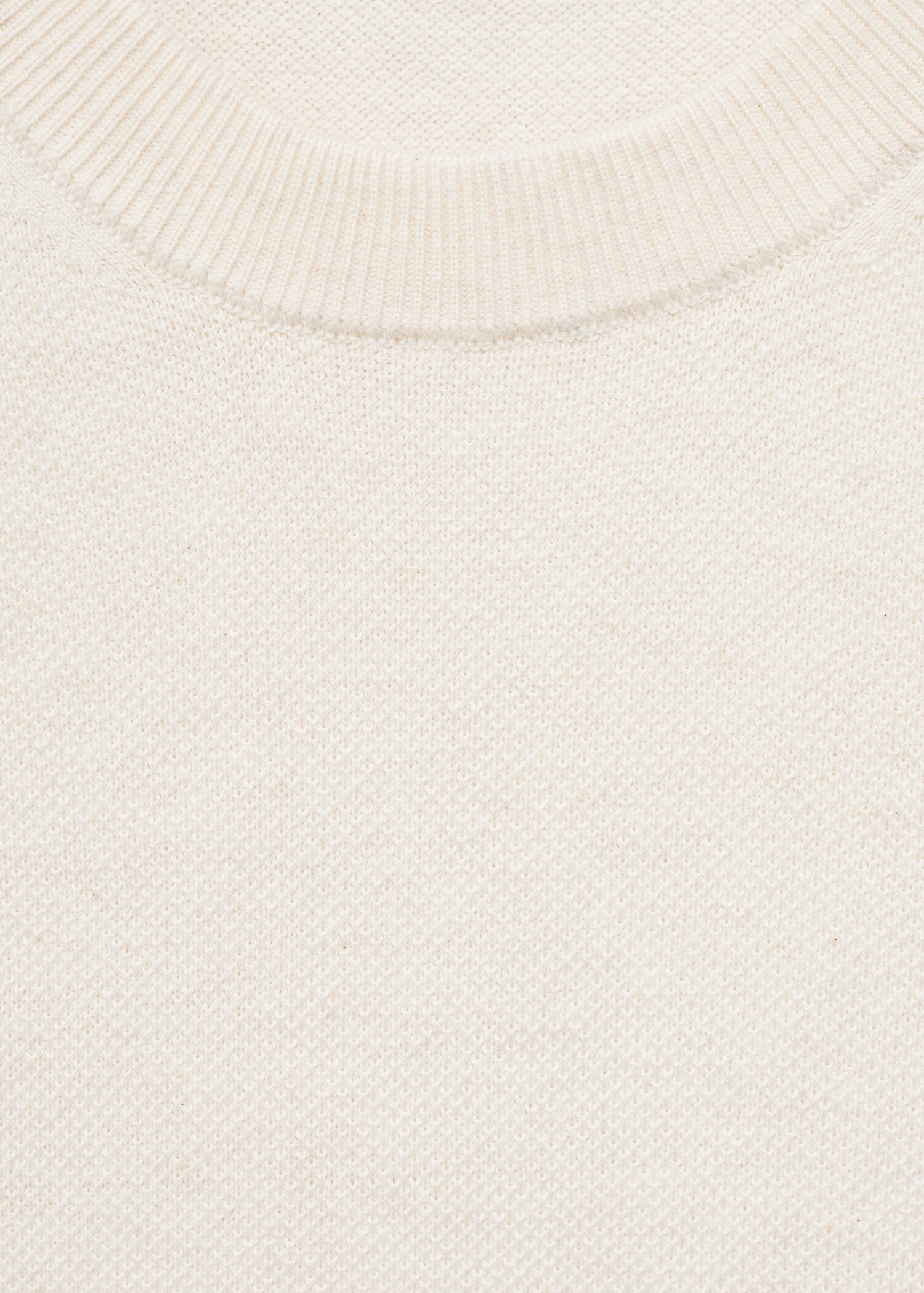 Cotton fine-knit t-shirt - Details of the article 8