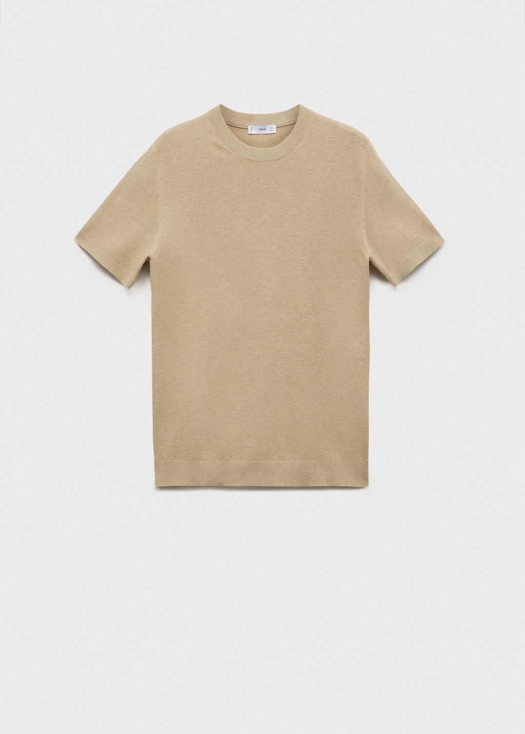 Cotton fine-knit t-shirt