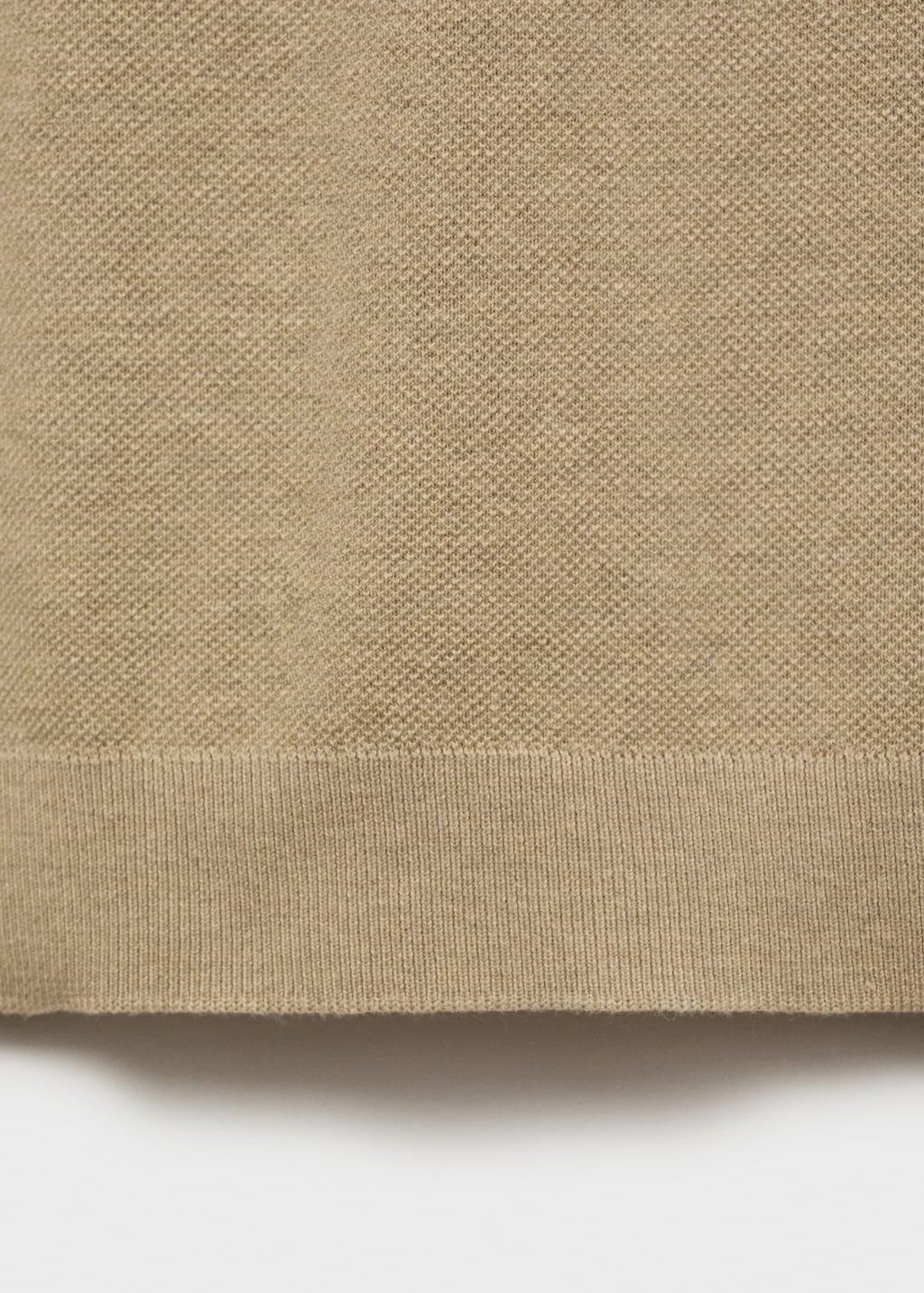 Cotton fine-knit t-shirt