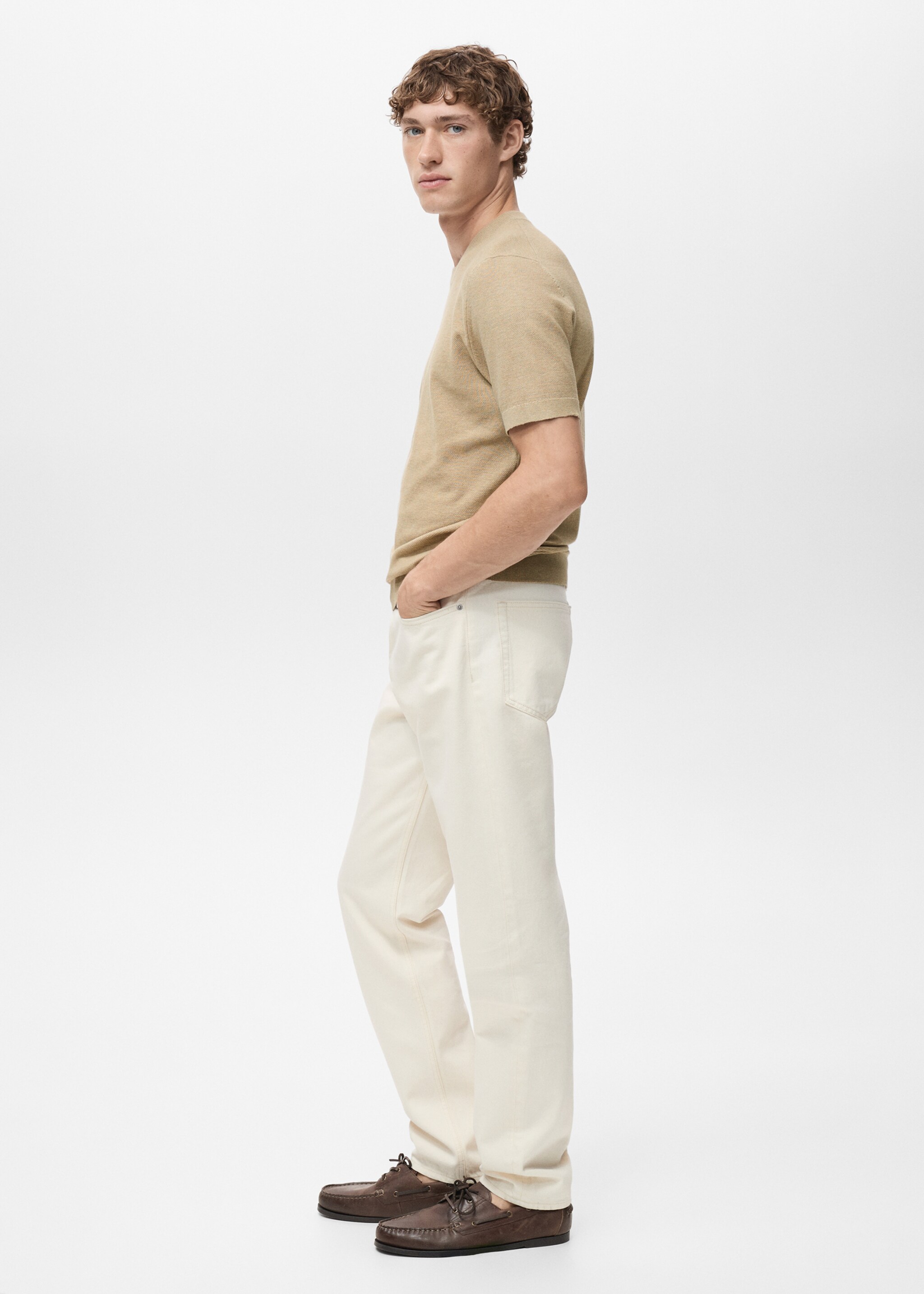 Cotton fine-knit t-shirt - Details of the article 2