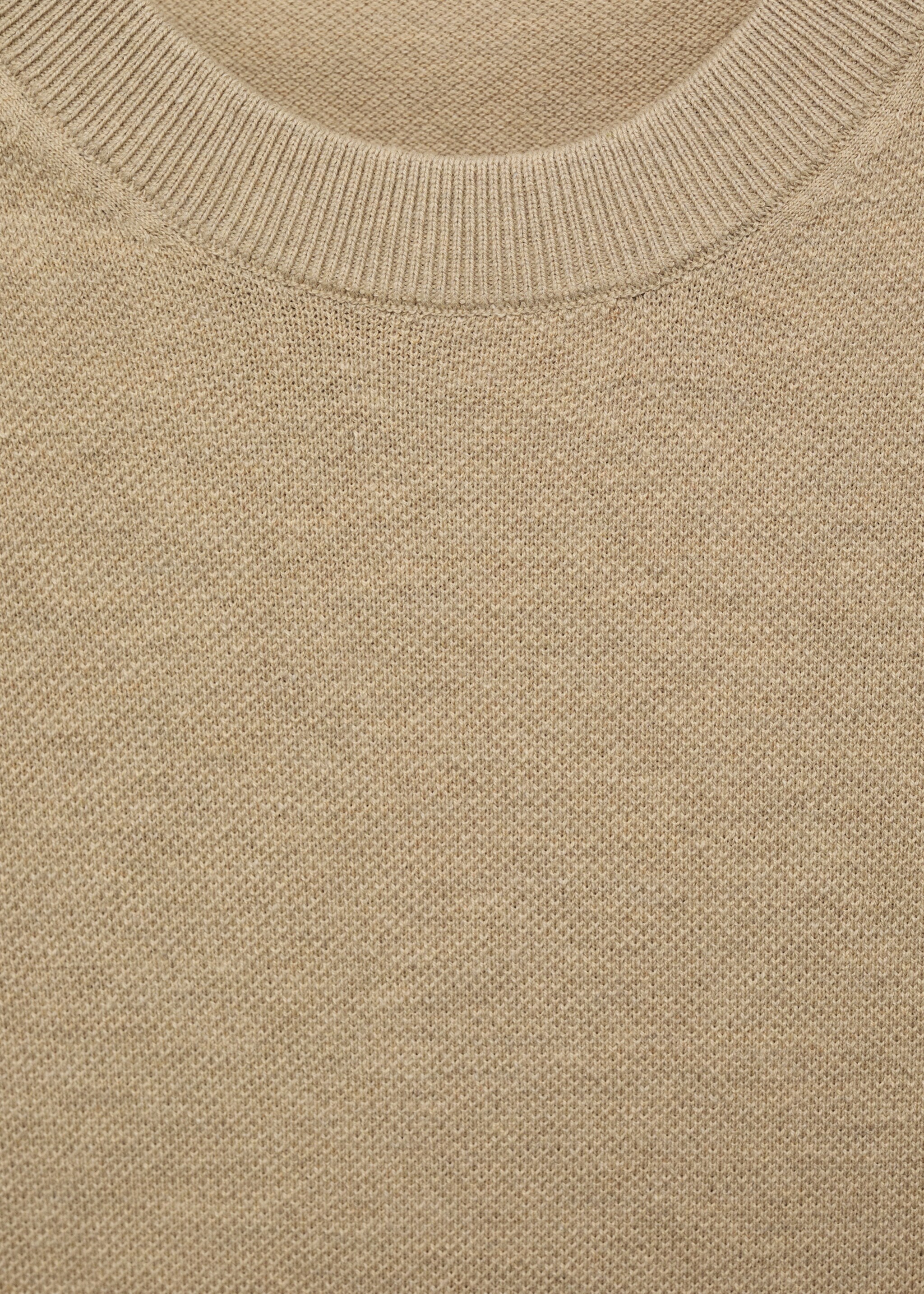 Cotton fine-knit t-shirt - Details of the article 8