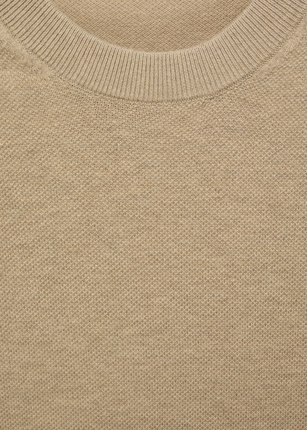 Cotton fine-knit t-shirt