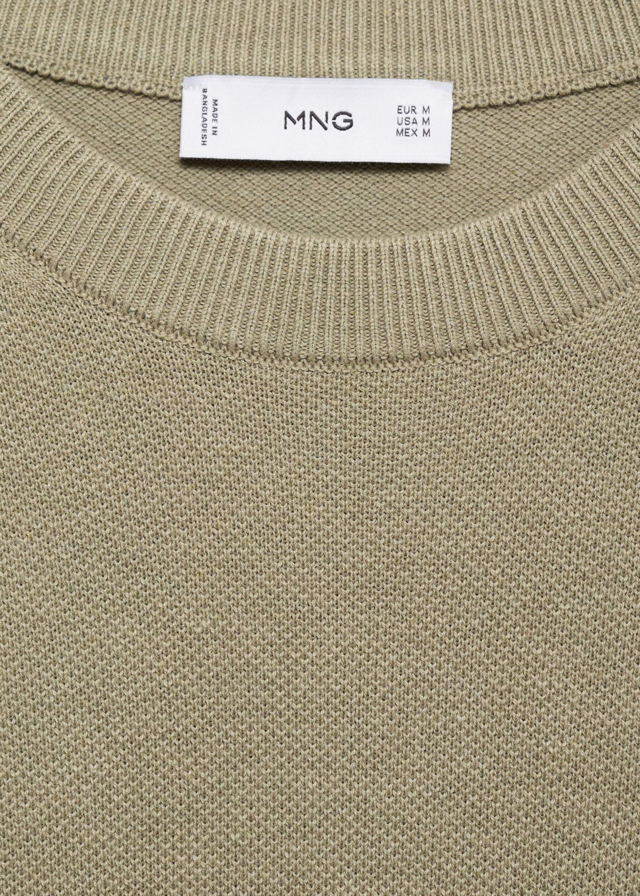 Cotton fine-knit t-shirt - Details of the article 8