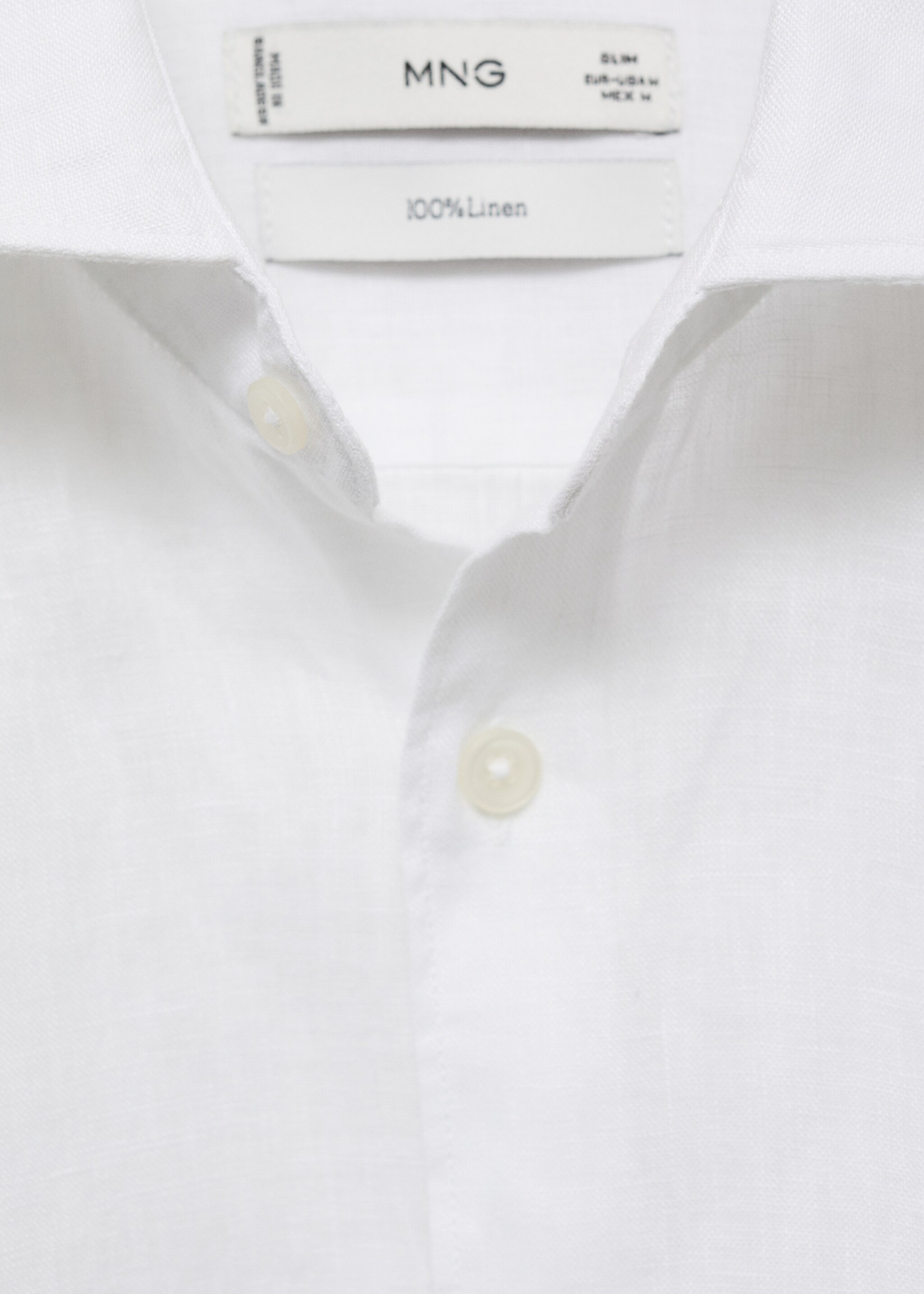 Camisa slim fit 100% lino - Detalle del artículo 0
