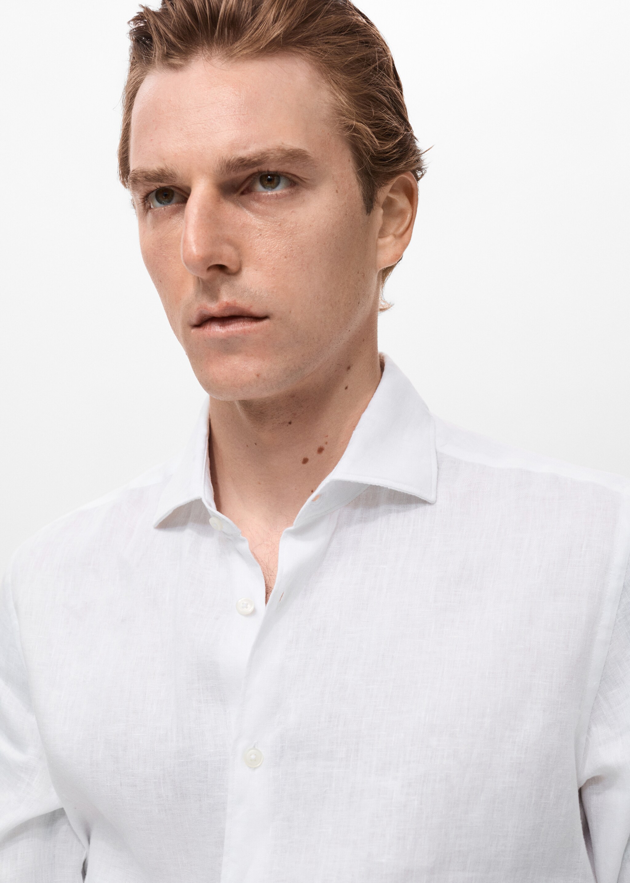 Camisa slim fit 100% lino - Detalle del artículo 1