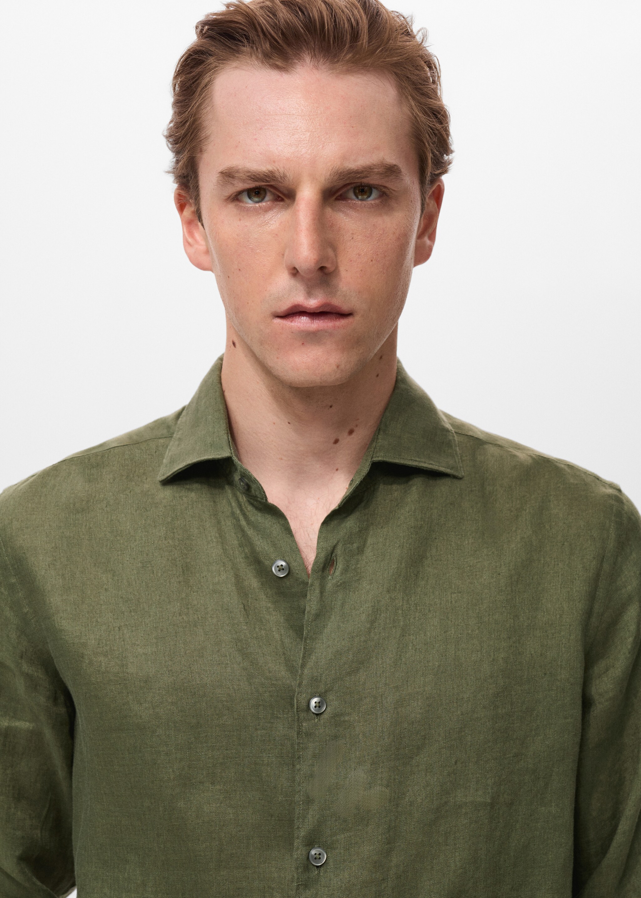 Camisa slim fit 100% lino - Detalle del artículo 1