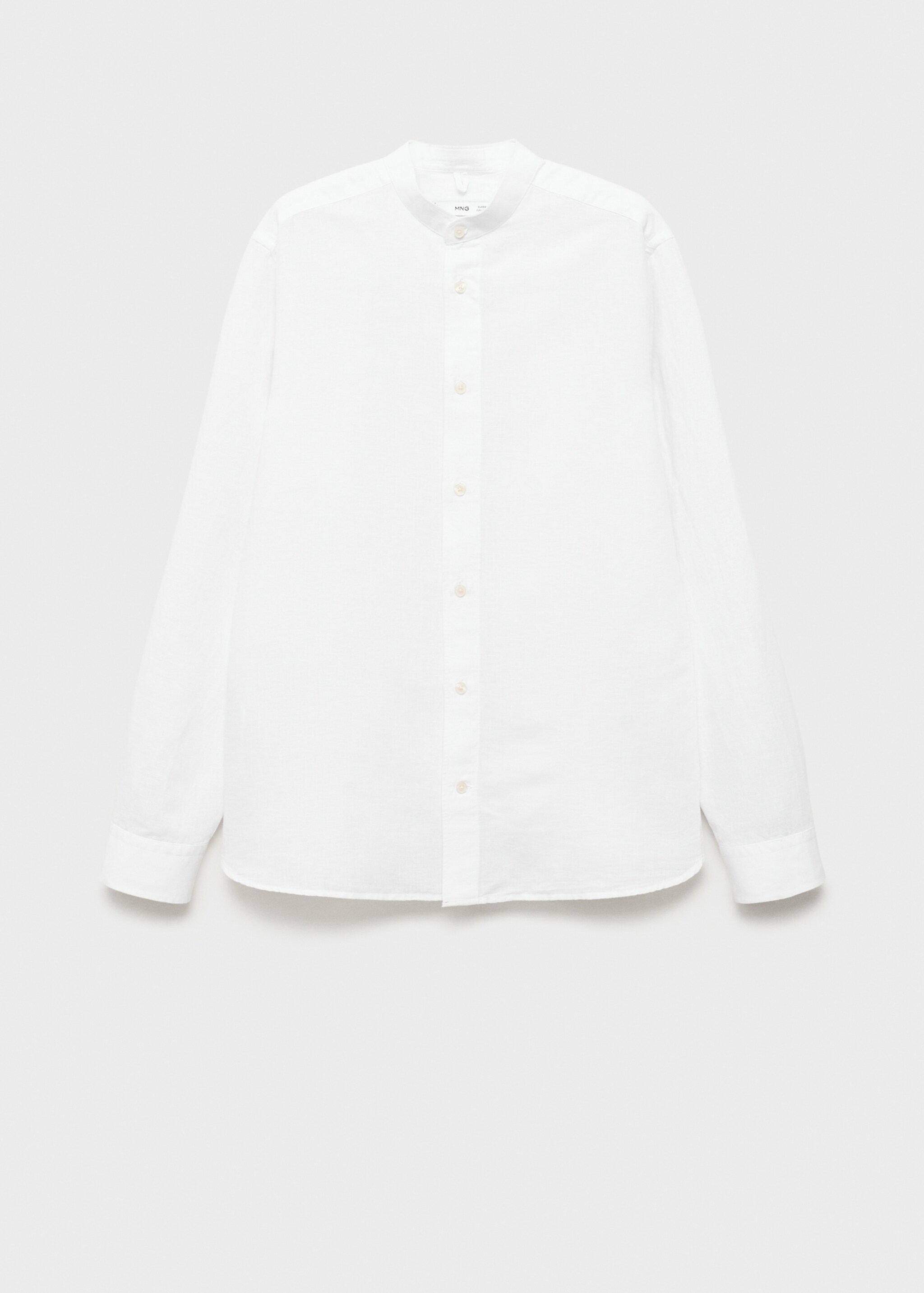 Chemise lin col mao - Article sans modèle