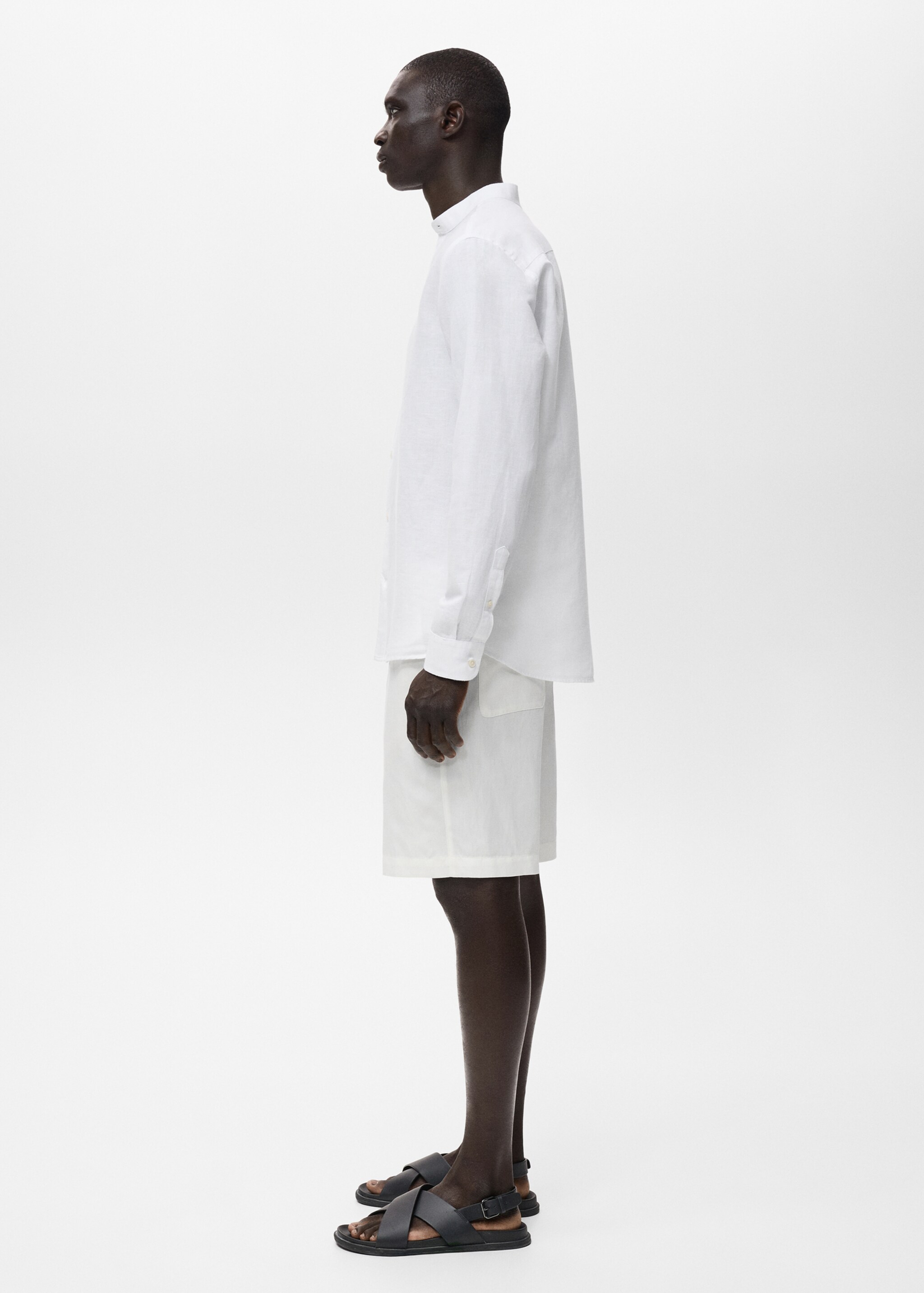 Chemise lin col mao - Détail de l'article 2