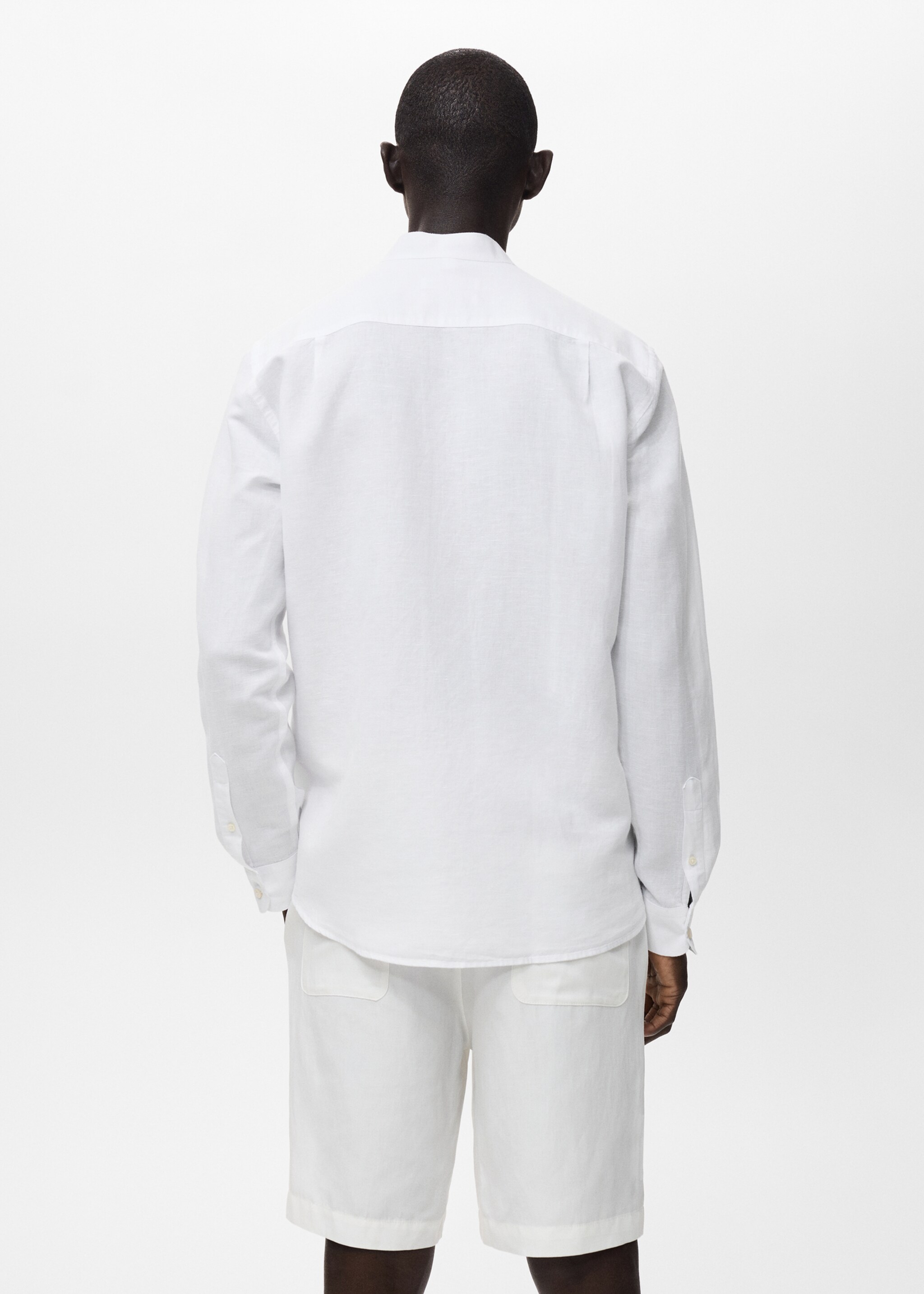 Chemise lin col mao - Verso de l’article