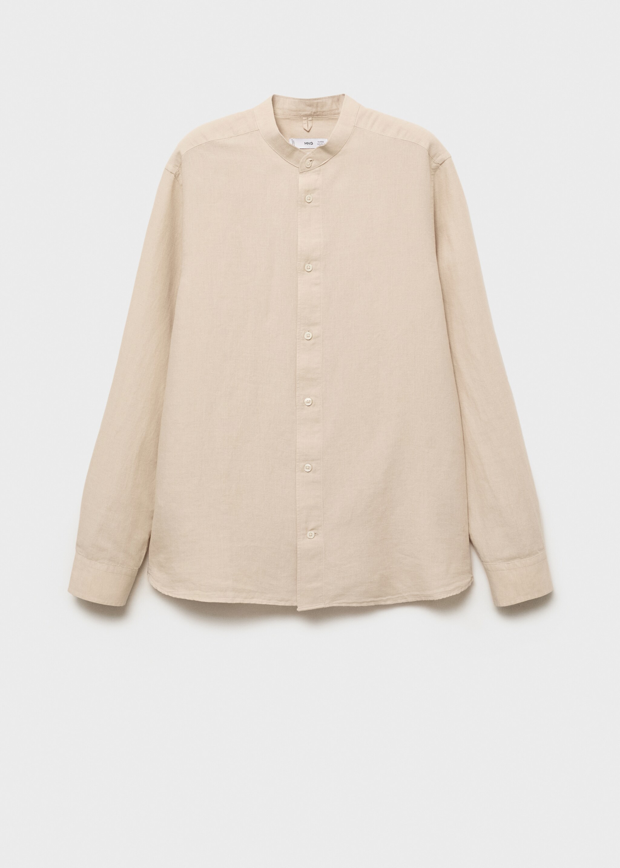 Chemise lin col mao - Article sans modèle