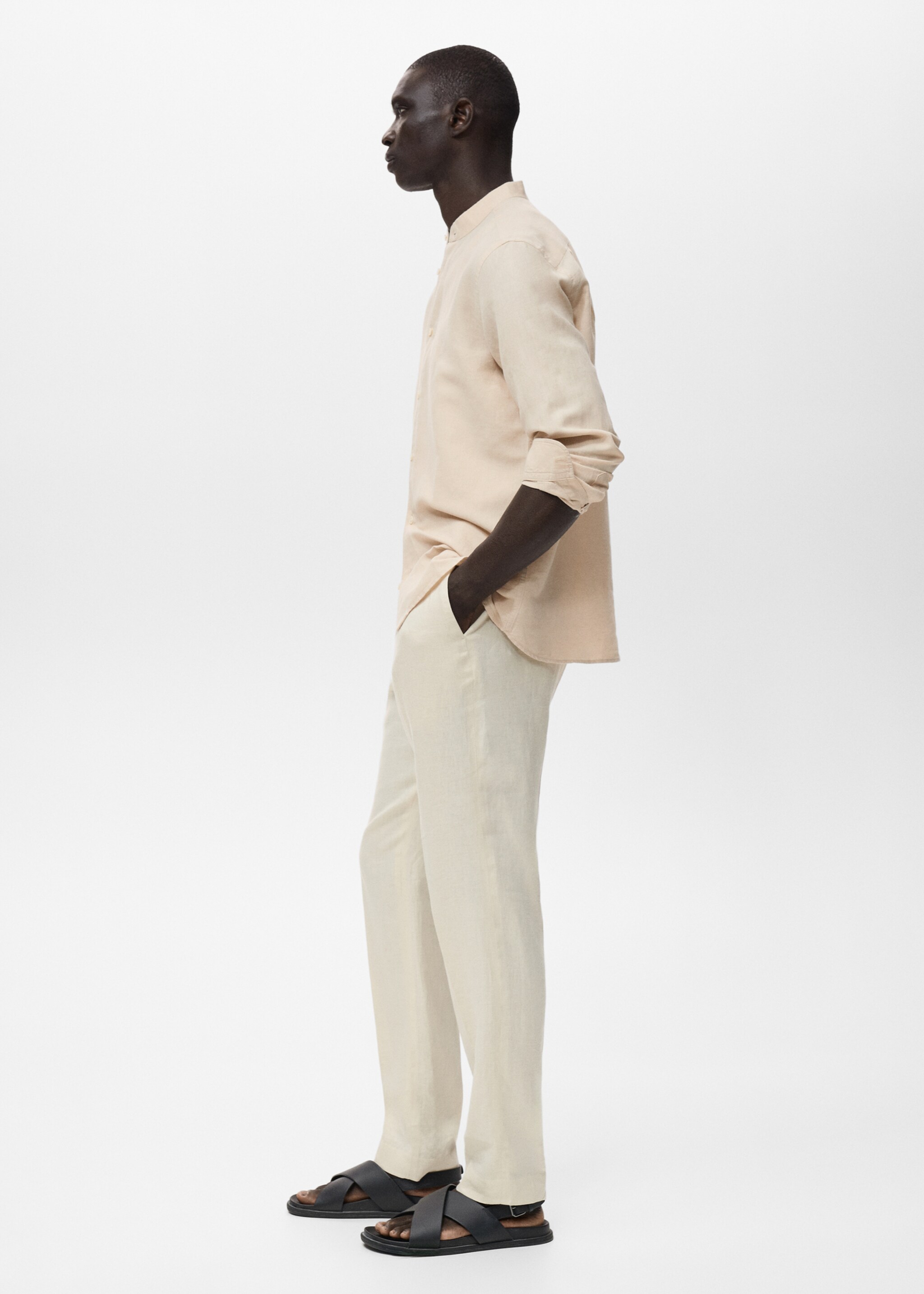 Chemise lin col mao - Détail de l'article 2
