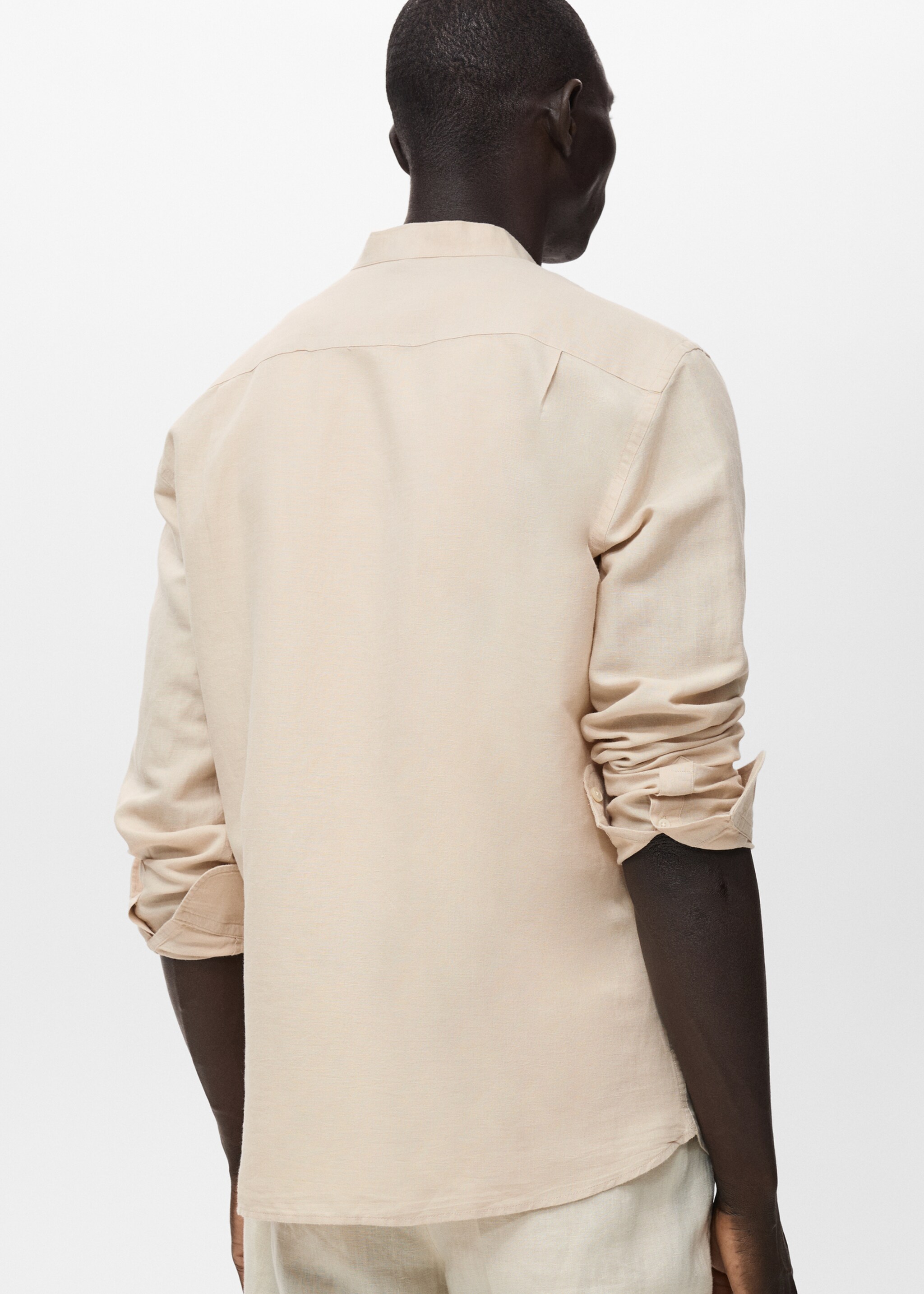 Chemise lin col mao - Verso de l’article