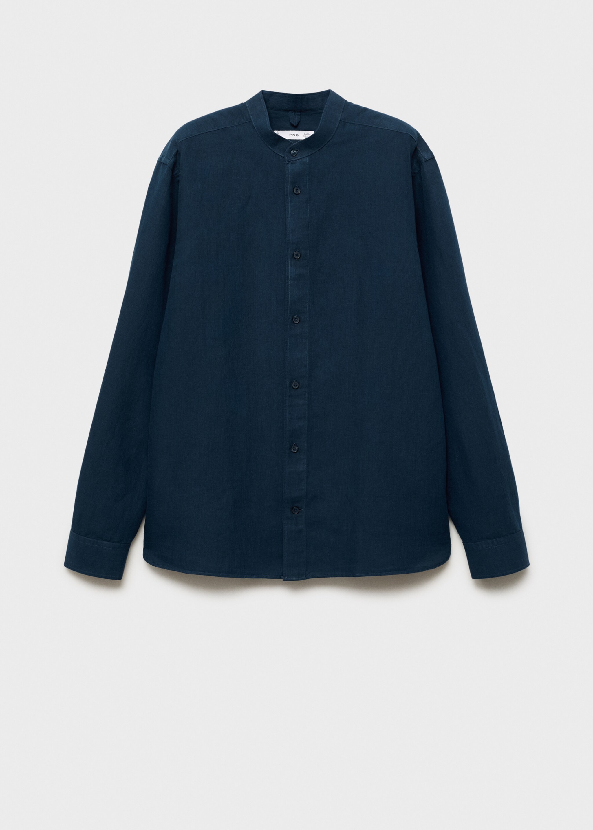 Chemise lin col mao - Article sans modèle