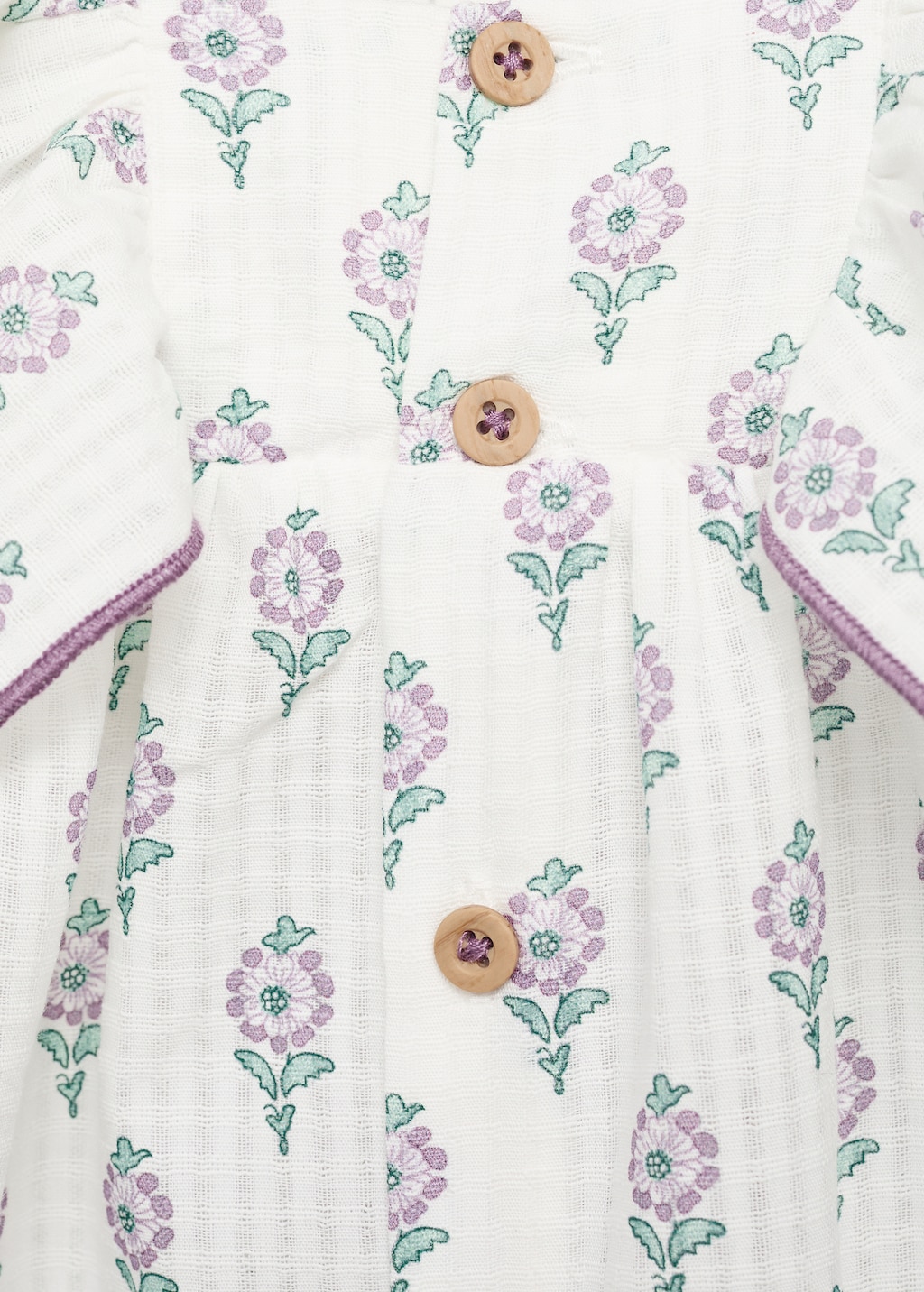 Printed dress and nappy cover