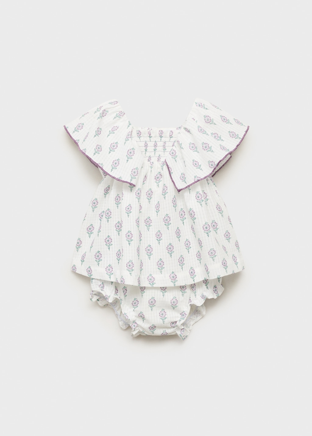 Printed dress and nappy cover