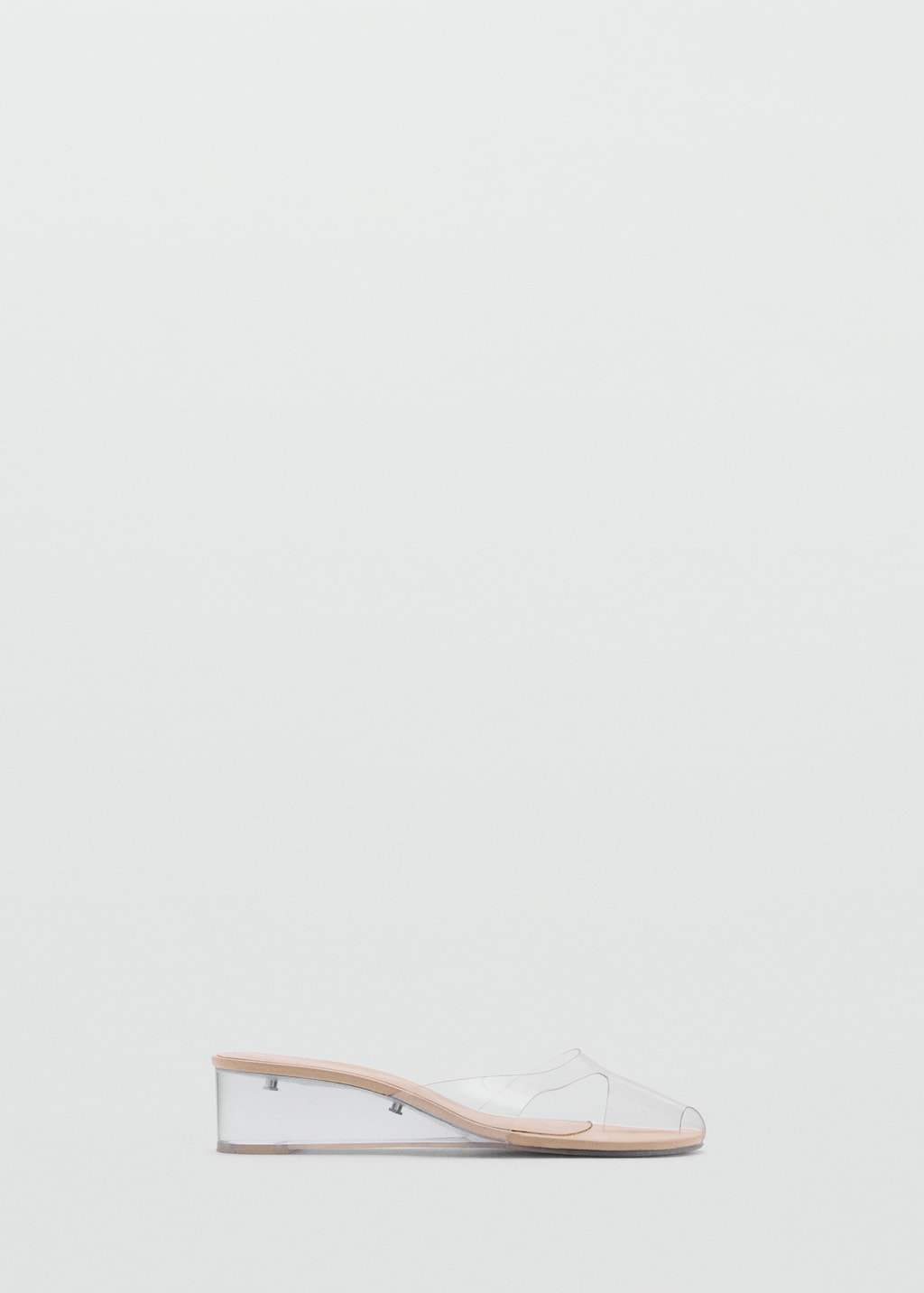 Transparent vinyl wedge sandals - image 2
