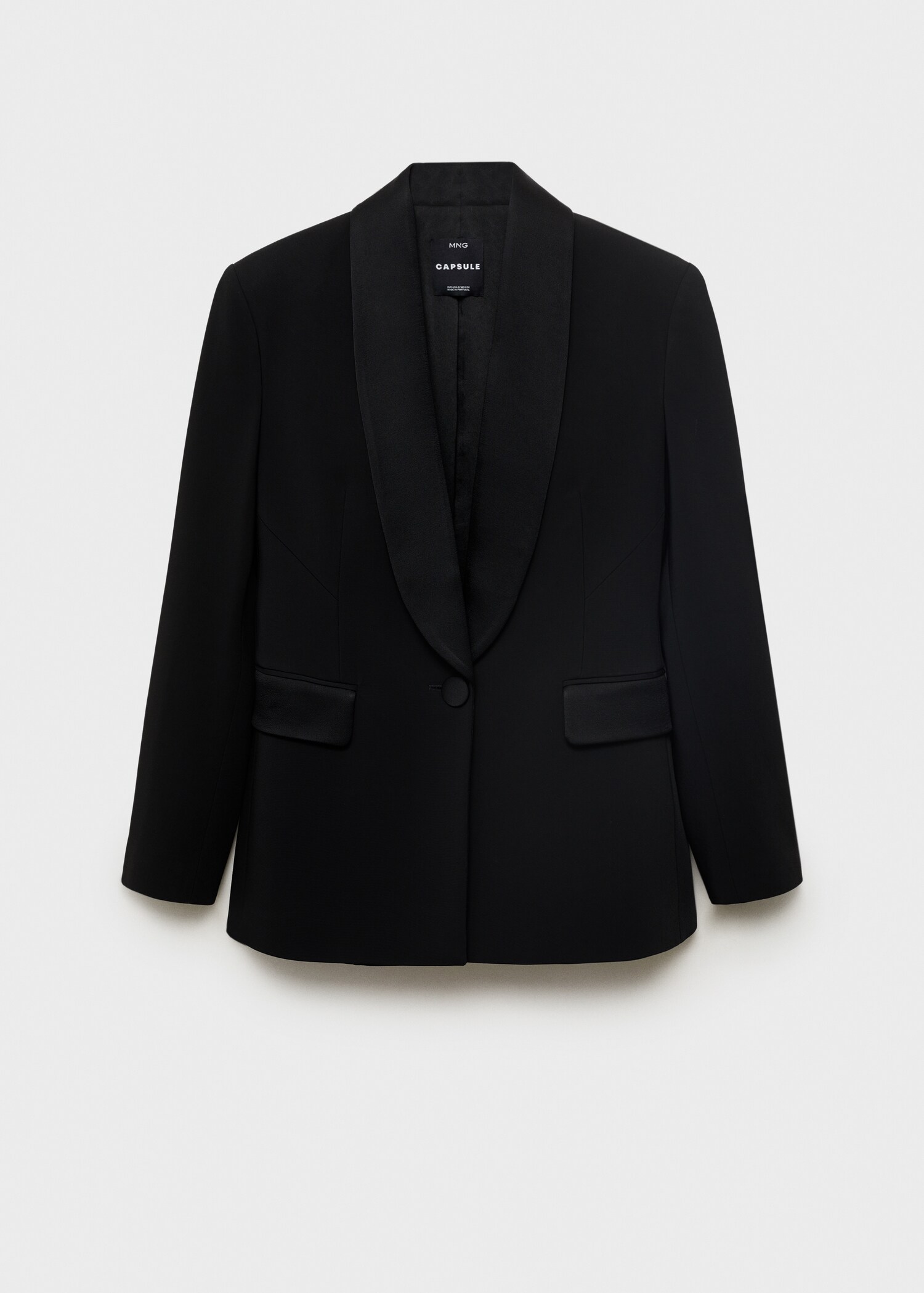 Blazer costume détails satinés - Article sans modèle