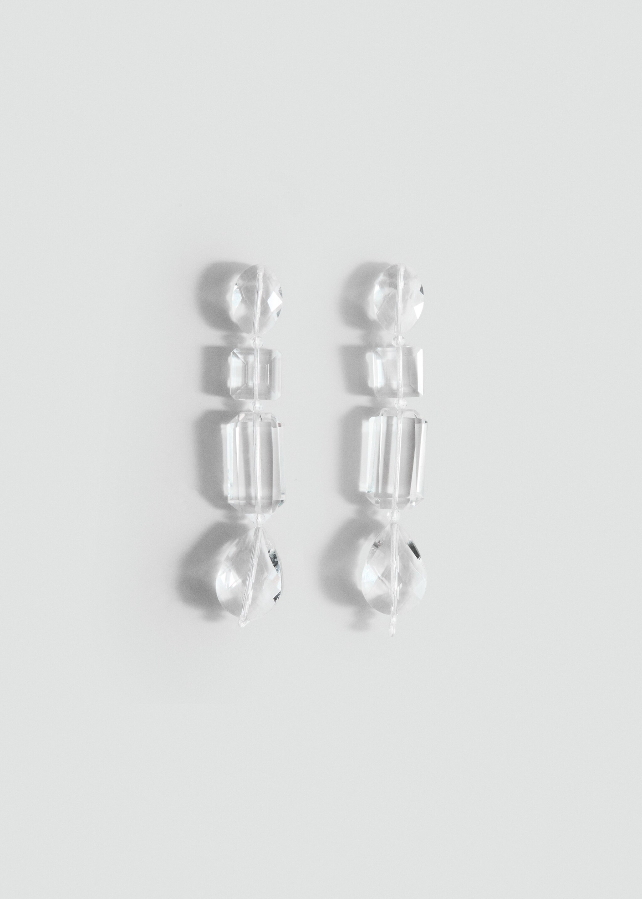 Crystal pendant earrings - Article without model