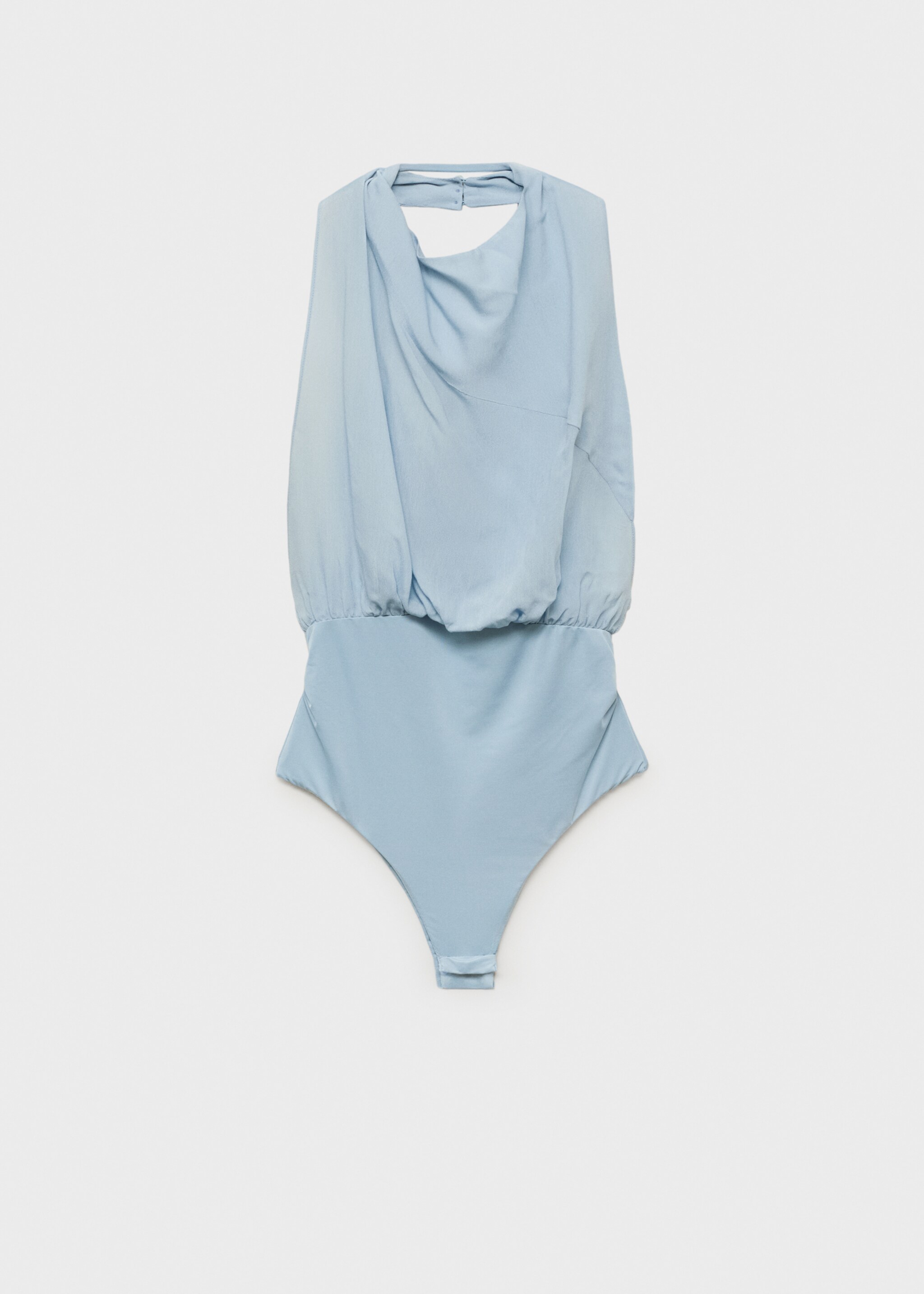 Puffed open-back bodysuit - Article without model