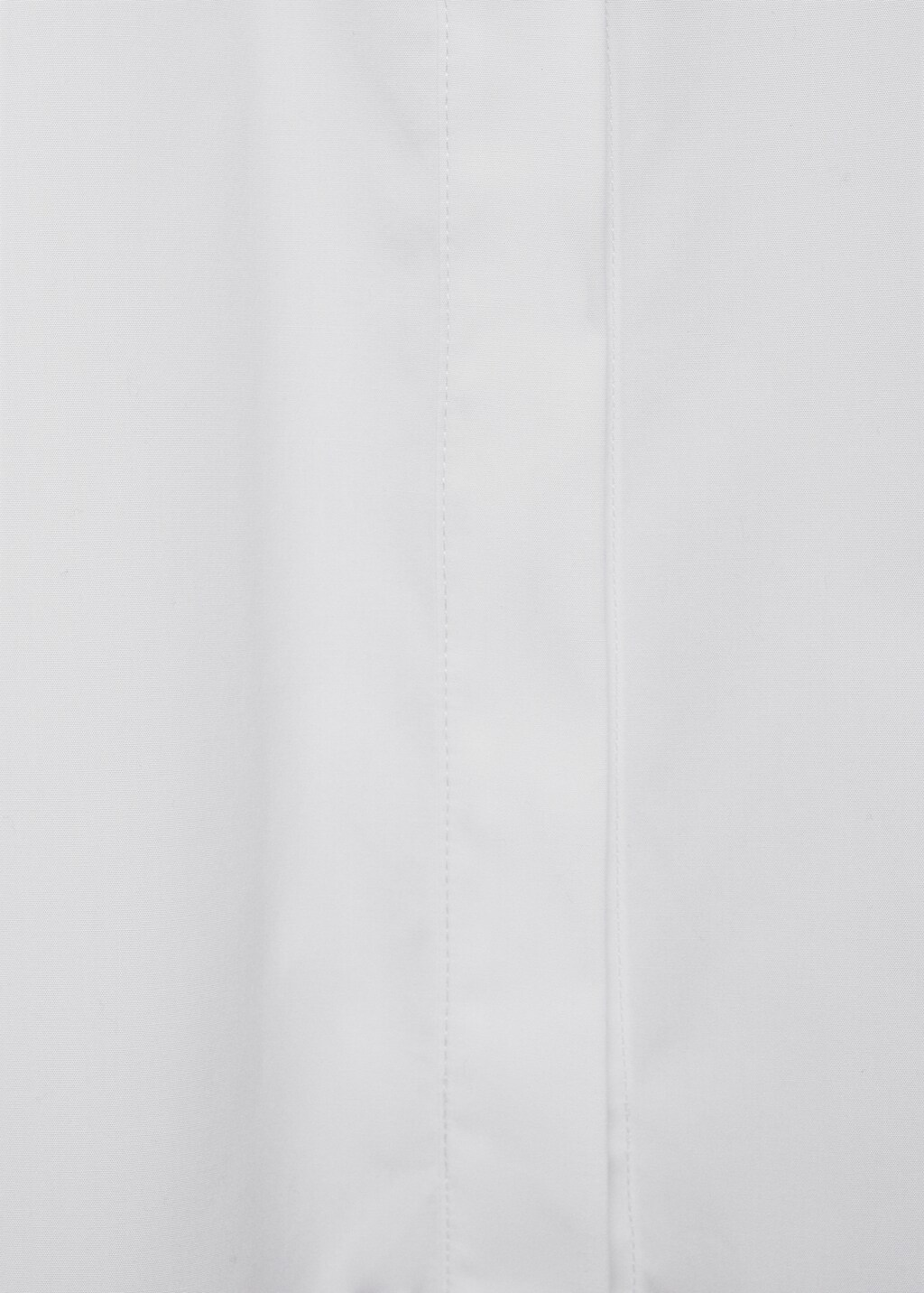 Cropped cotton shirt