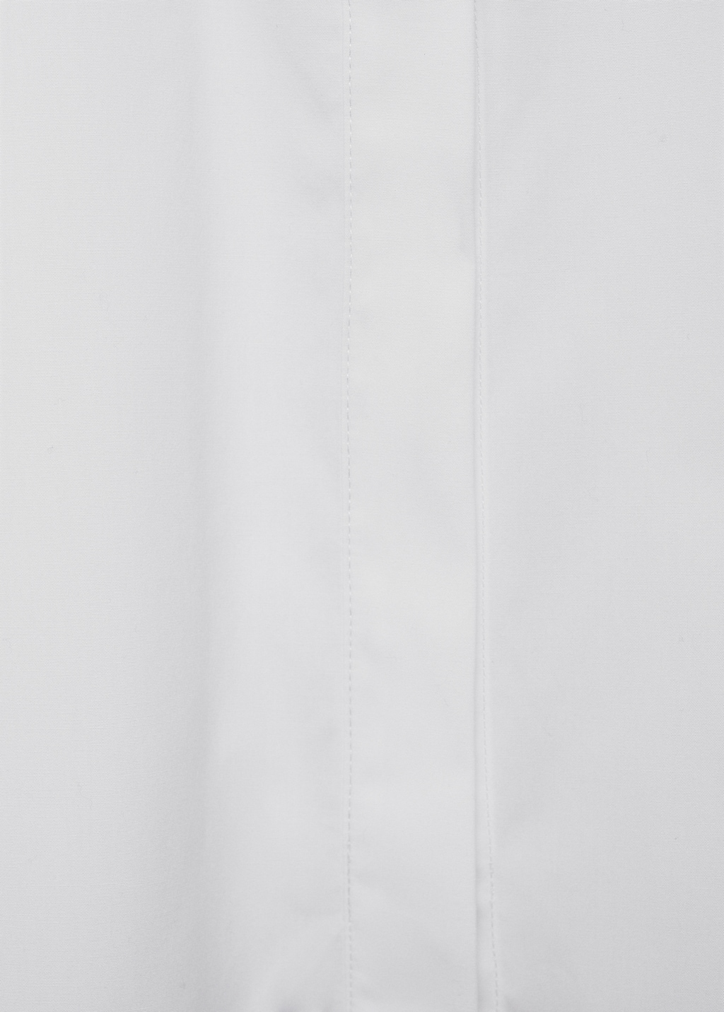 Cropped cotton shirt