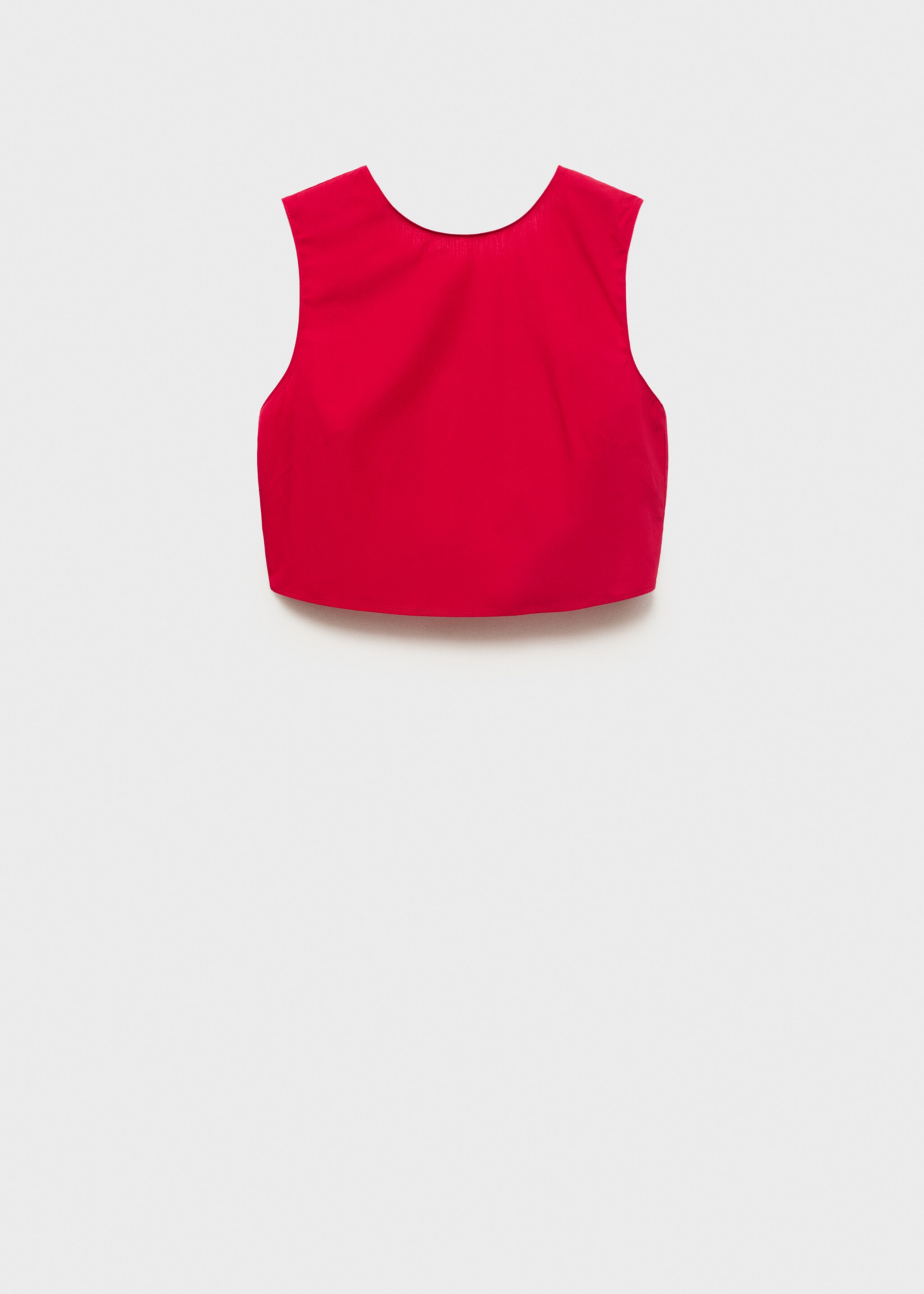 Crop top with bow on the back - Article without model