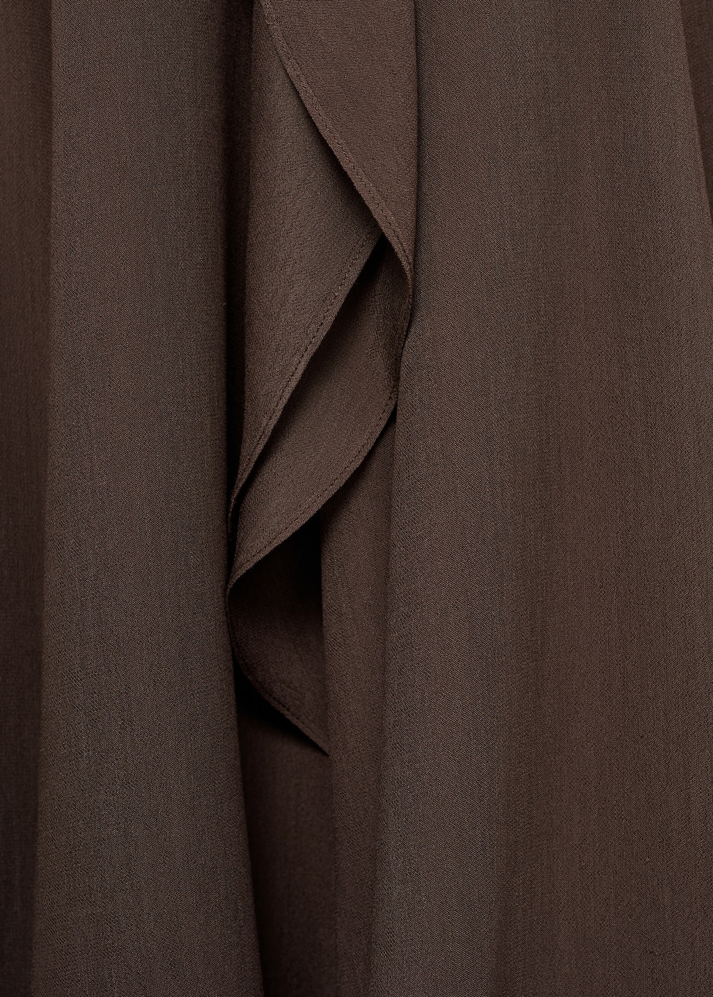 Maxi-skirt with ruffle detail