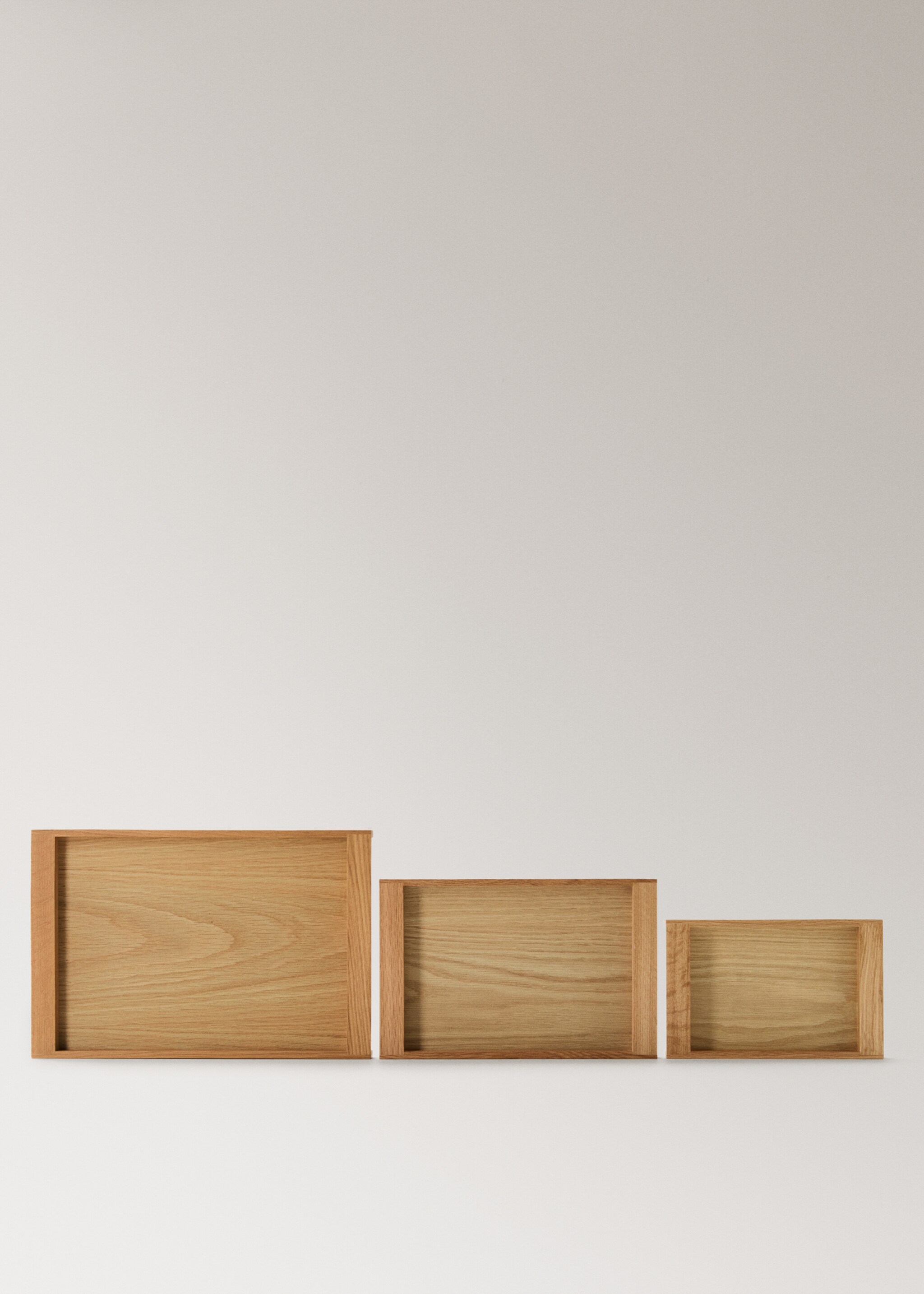 Large rectangular wooden tray - Details of the article 3