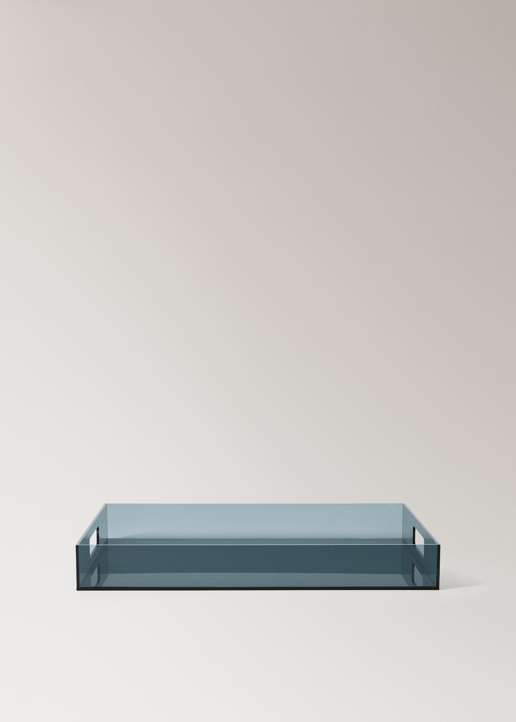 rectangular acrylic tray