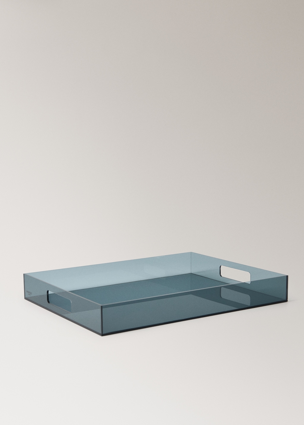 rectangular acrylic tray