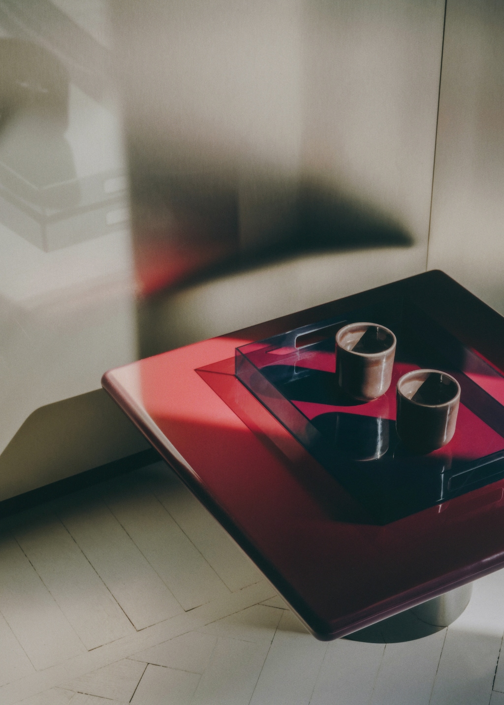 rectangular acrylic tray