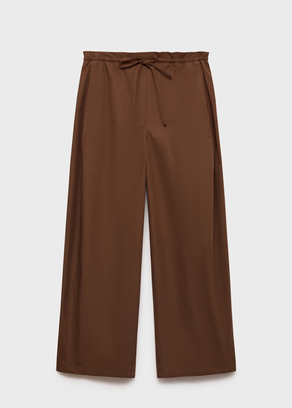 Paperbag pants with bow