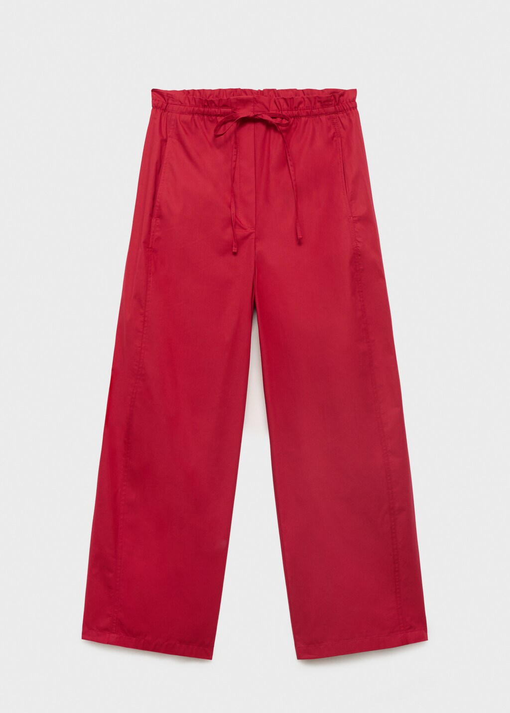 Paperbag pants with bow - image 5