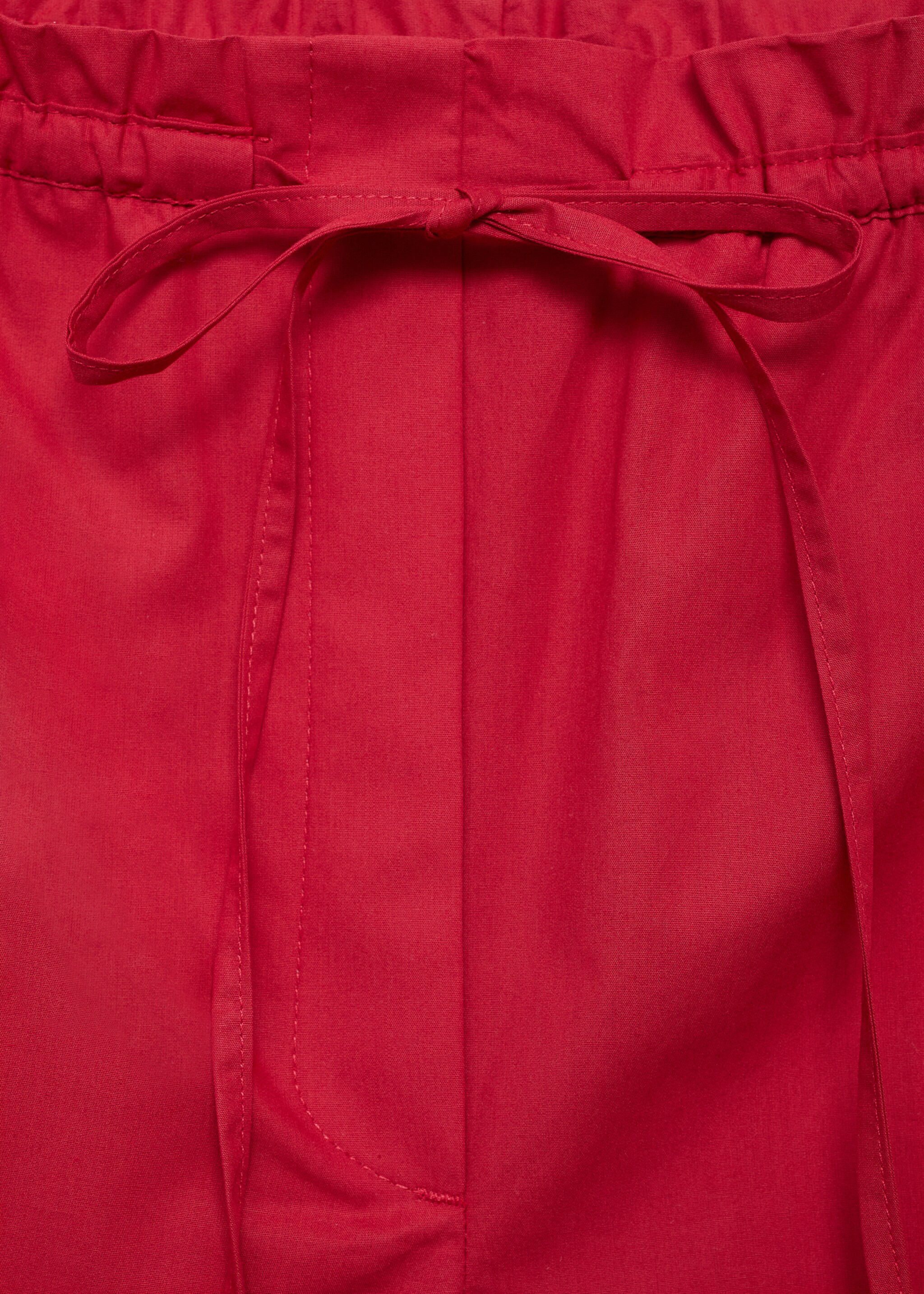Paper bag cotton trousers - Details of the article 0