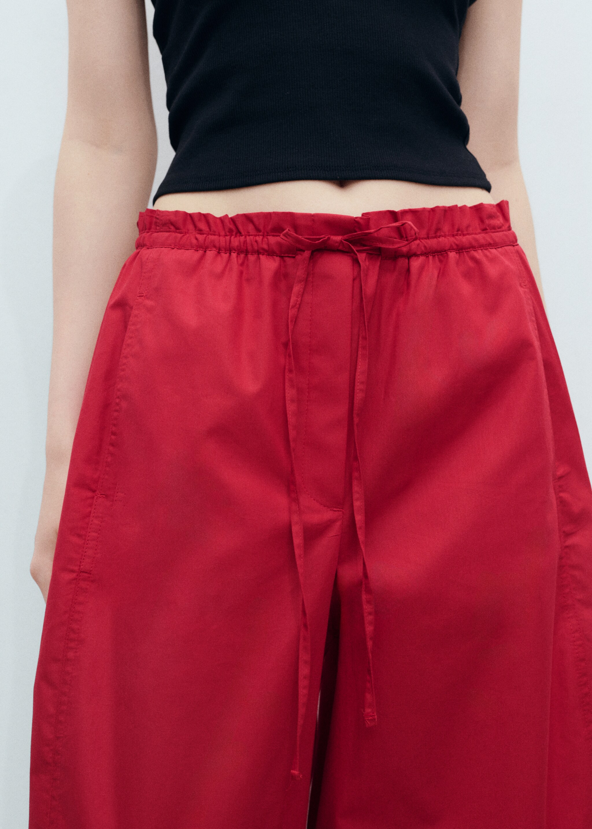 Paper bag cotton trousers - Details of the article 6