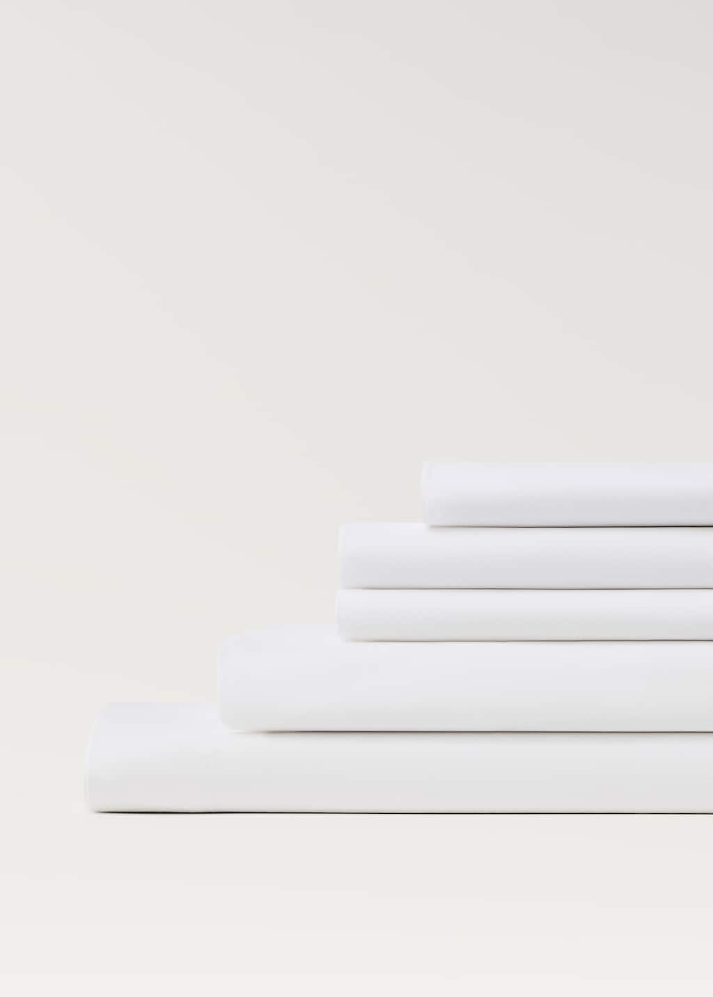 Percale cotton fitted sheet for 200 cm bed