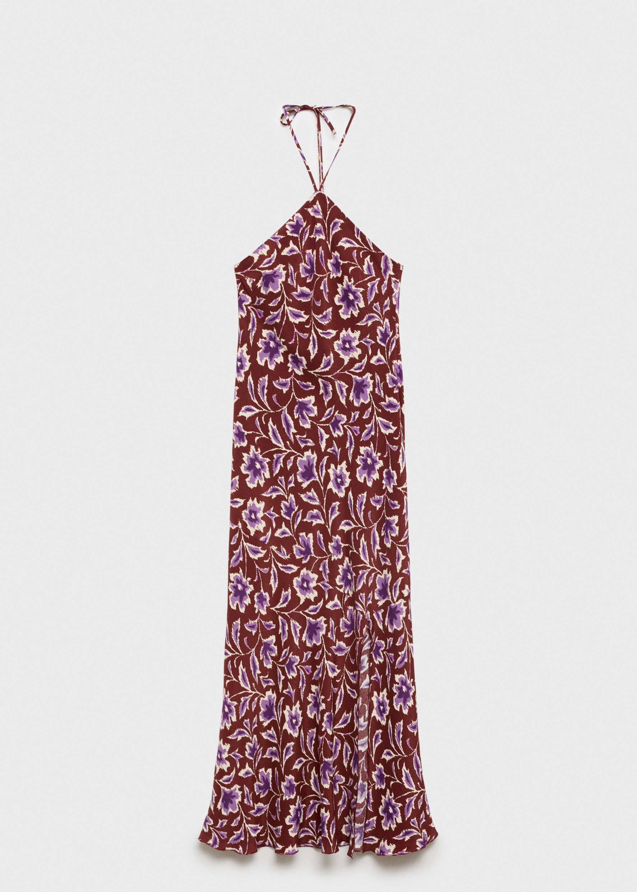 Floral print halter dress - Article without model