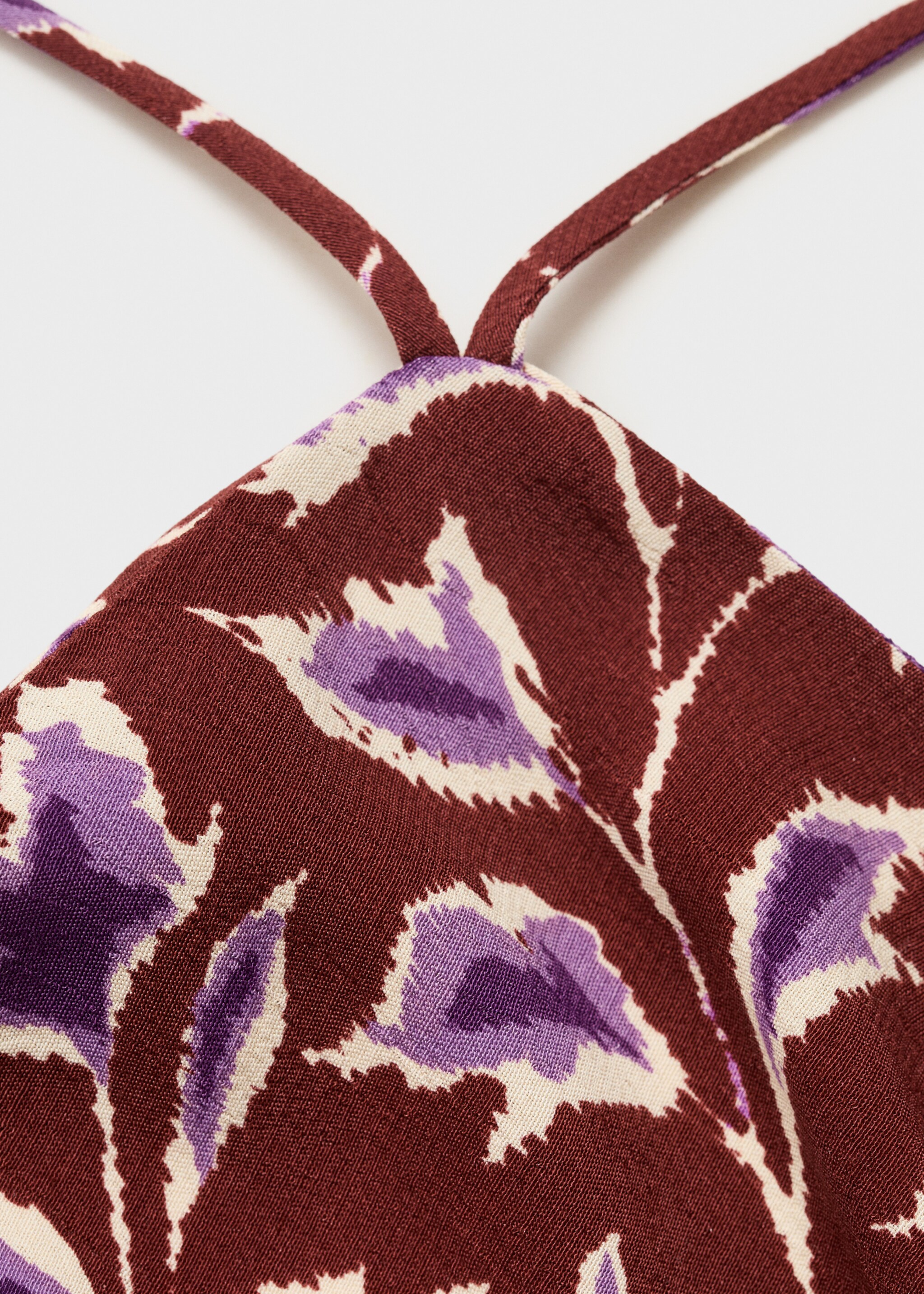 Floral print halter dress - Details of the article 8